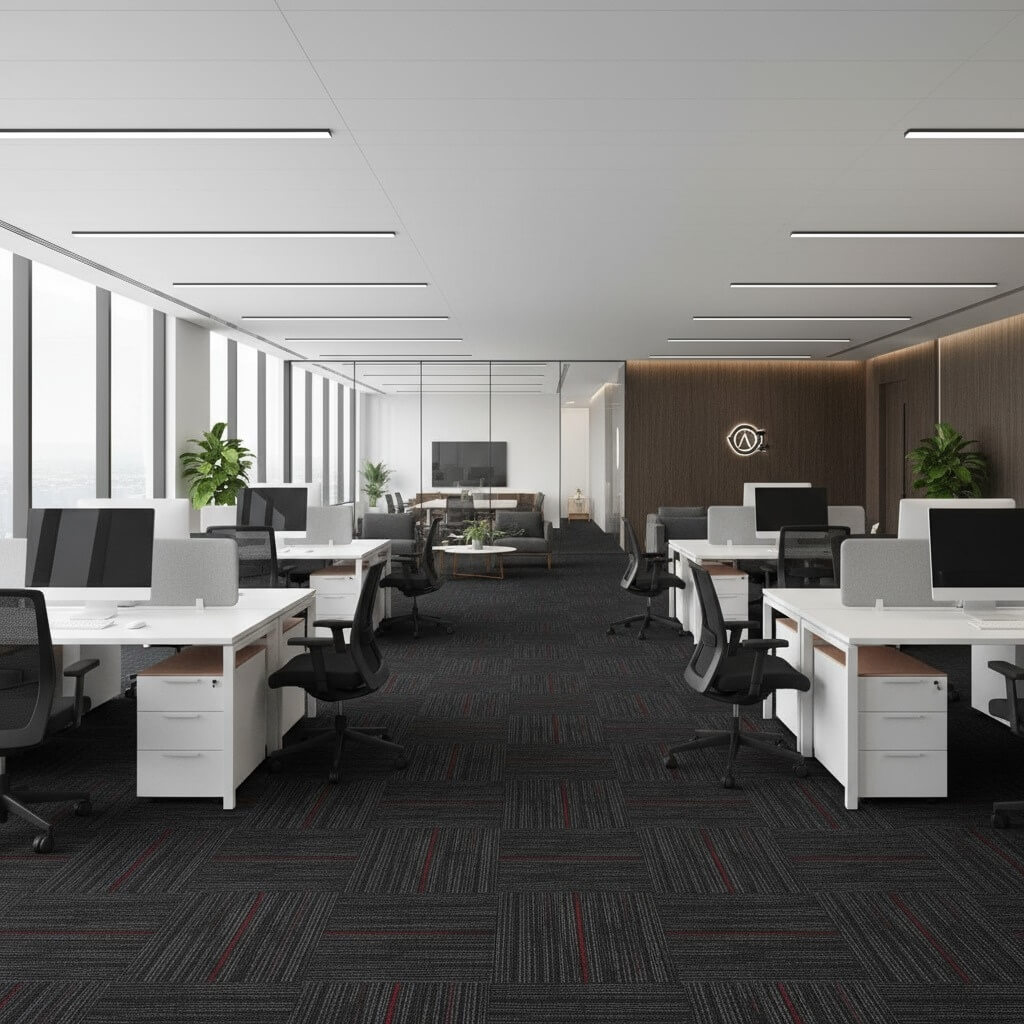 TE-722 Prime Carpet Tiles – Durable Office Flooring