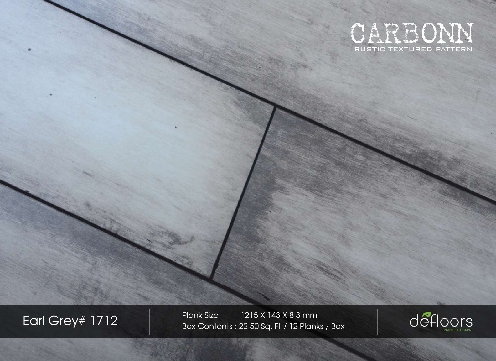 Defloors Carbonn Earl grey #1712 - 8.3MM