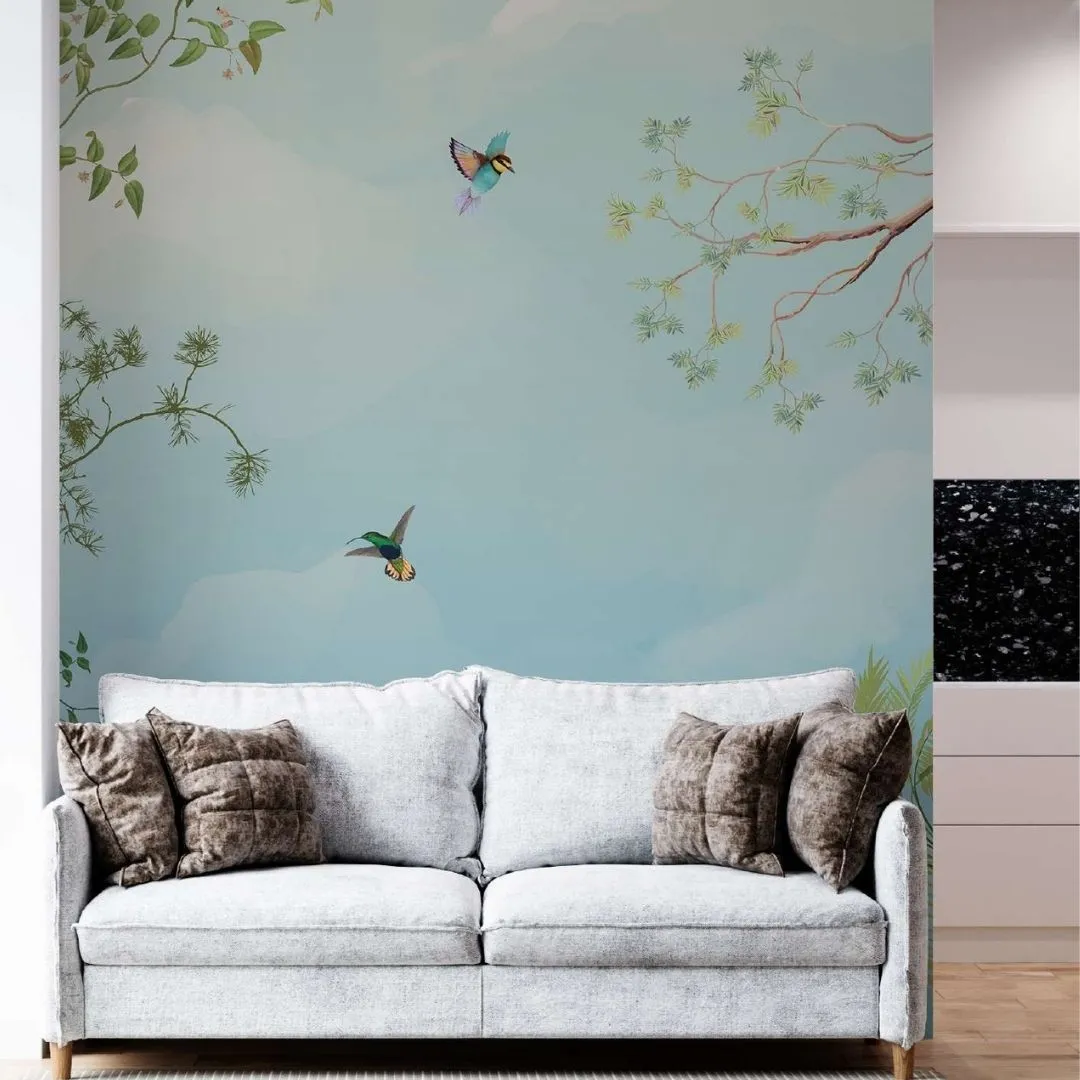 Enchanted Sky Abstract Wallpaper - Transform Your Space with Ethereal Beauty