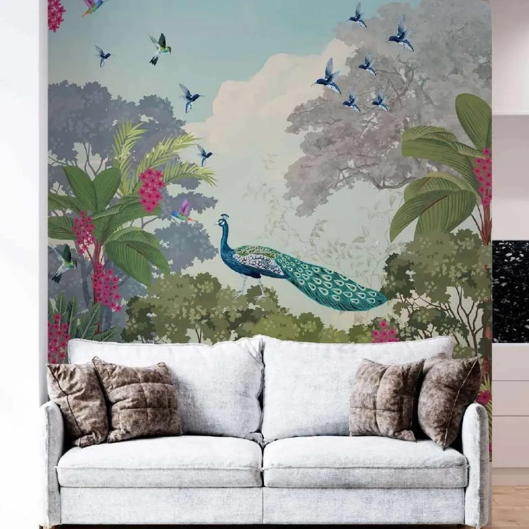 Enchanted Sky Tropical Wallpaper Collection - Transform Your Space