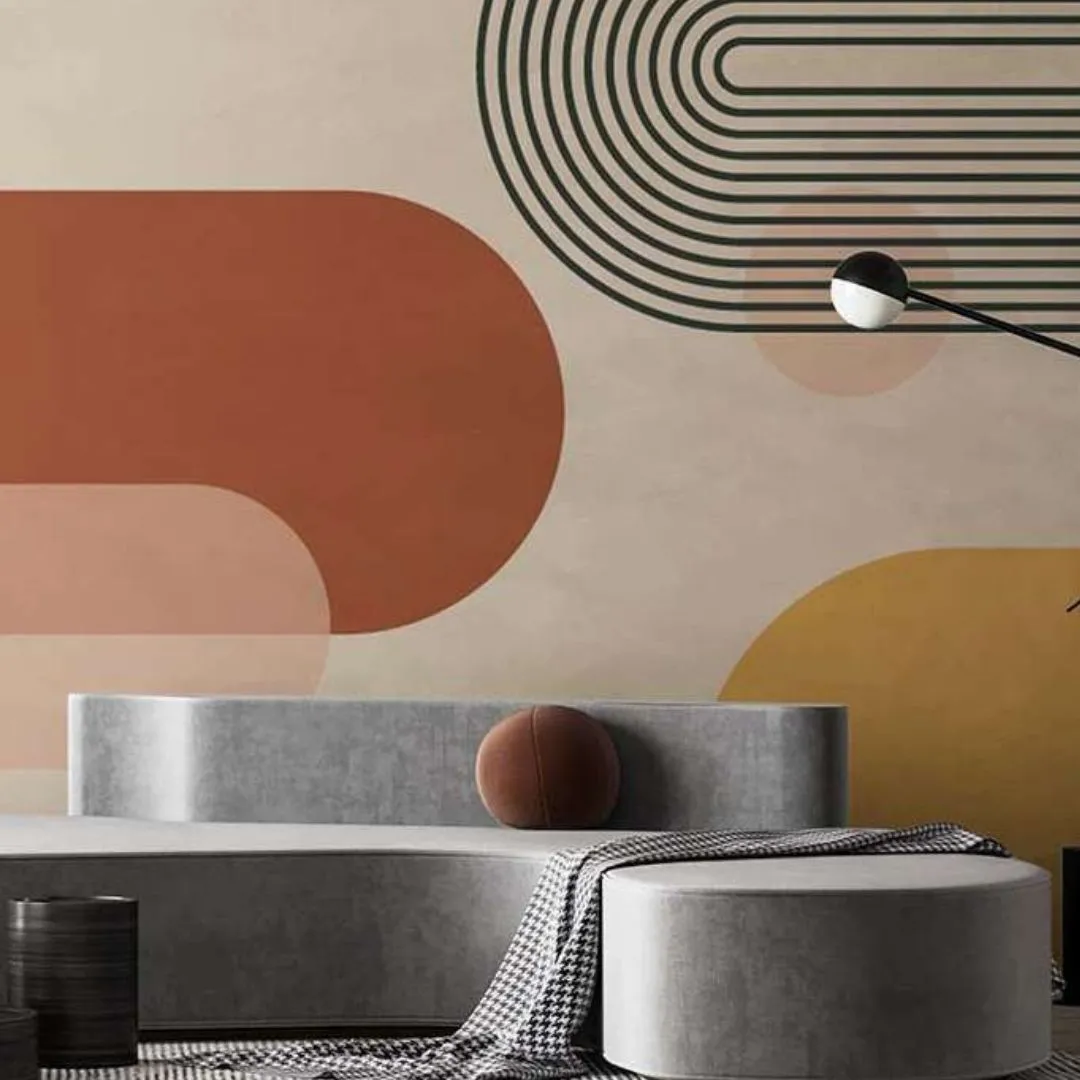 Abstract Wallpaper for Modern Interiors - Unique Home Decor
