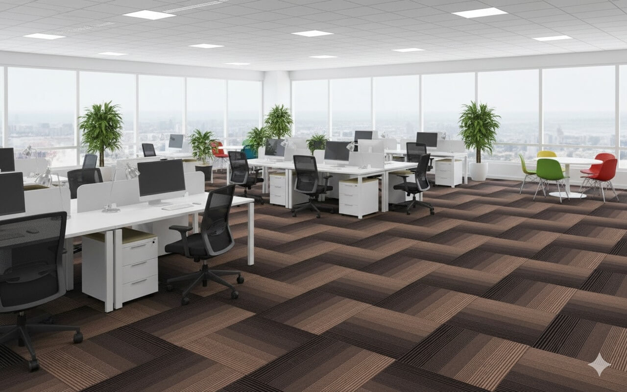 Beige Sweden Carpet Tiles – 604 | Durable & Stylish