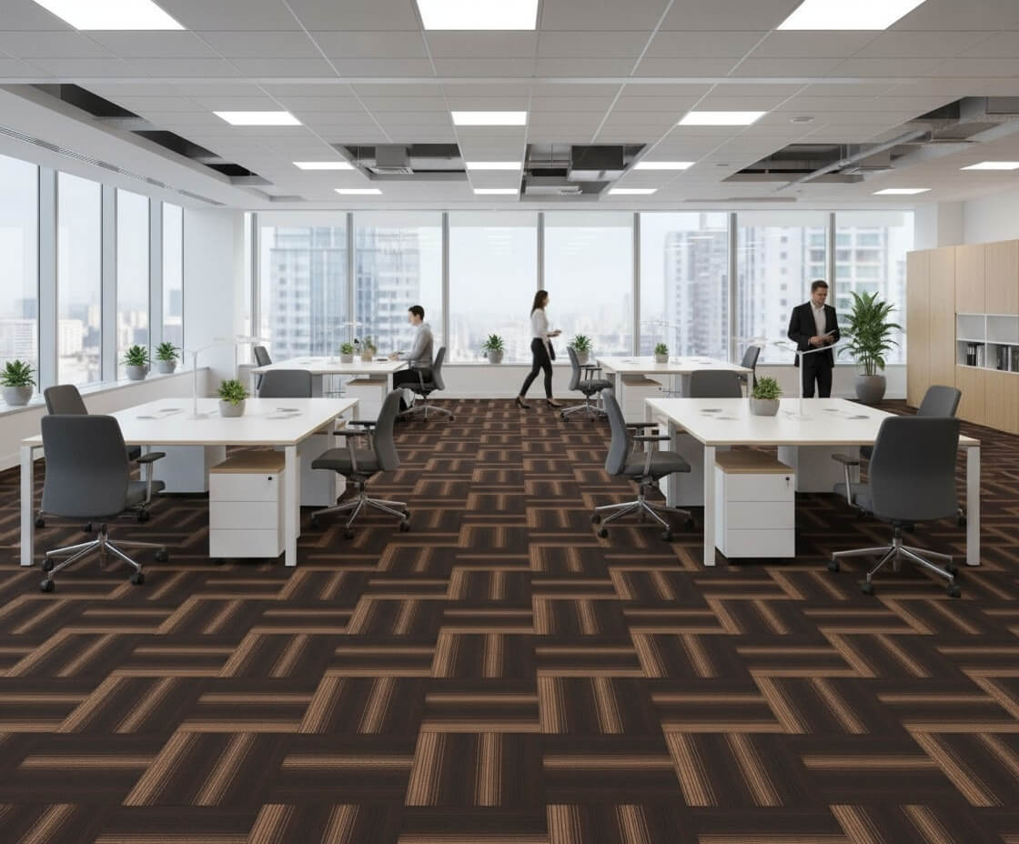 648 Brown Paris Carpet Tiles | Premium Flooring Solution
