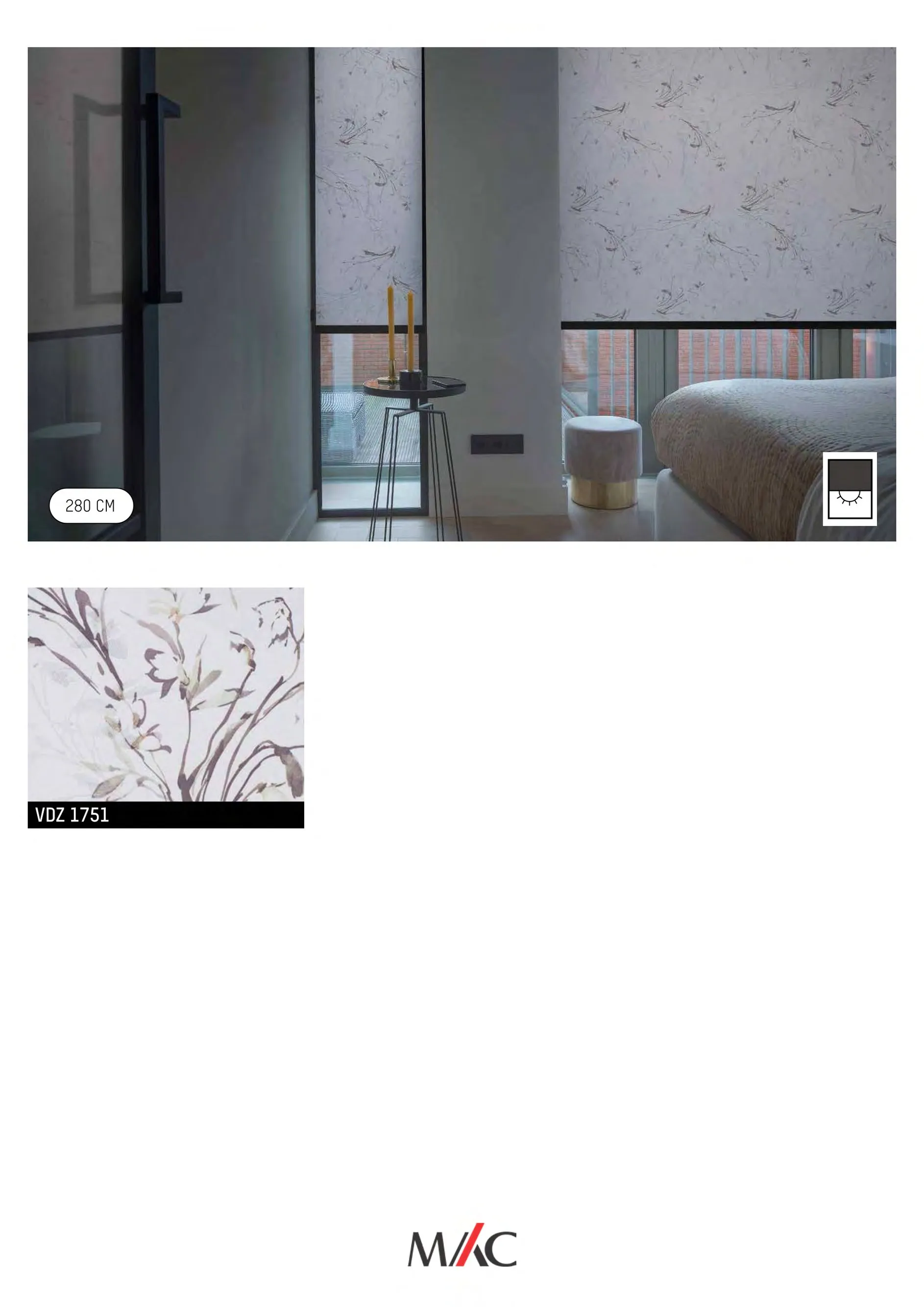 Mac Verve Blinds – Dark Zone-2 Light Blocking