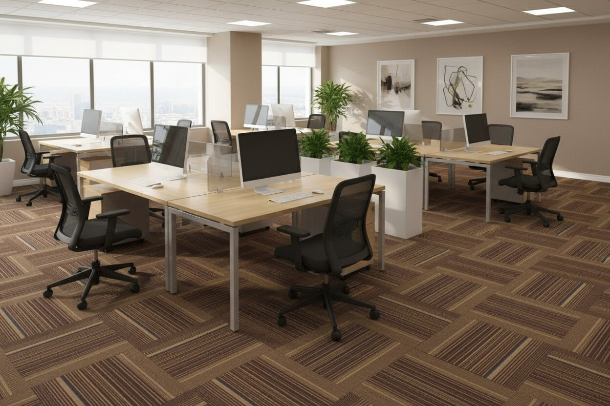 644 Carpet Tiles – Durable Modular Flooring Solution