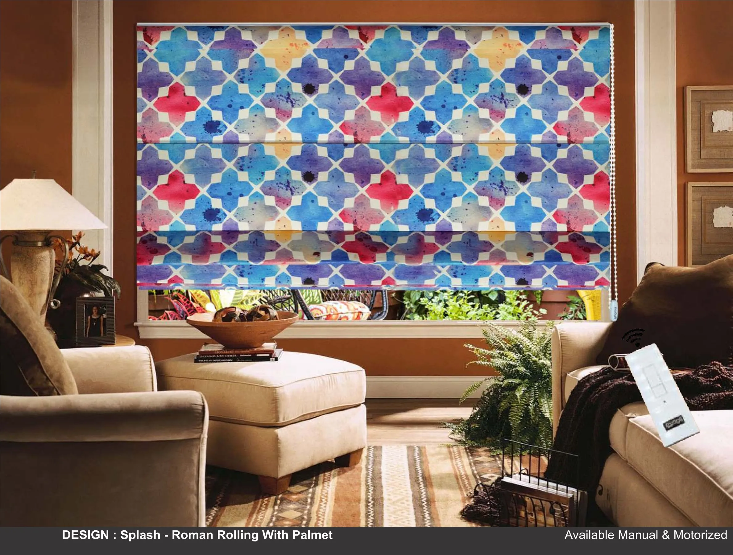 Kazage Splash  Printed Blinds & Wallpapers Design