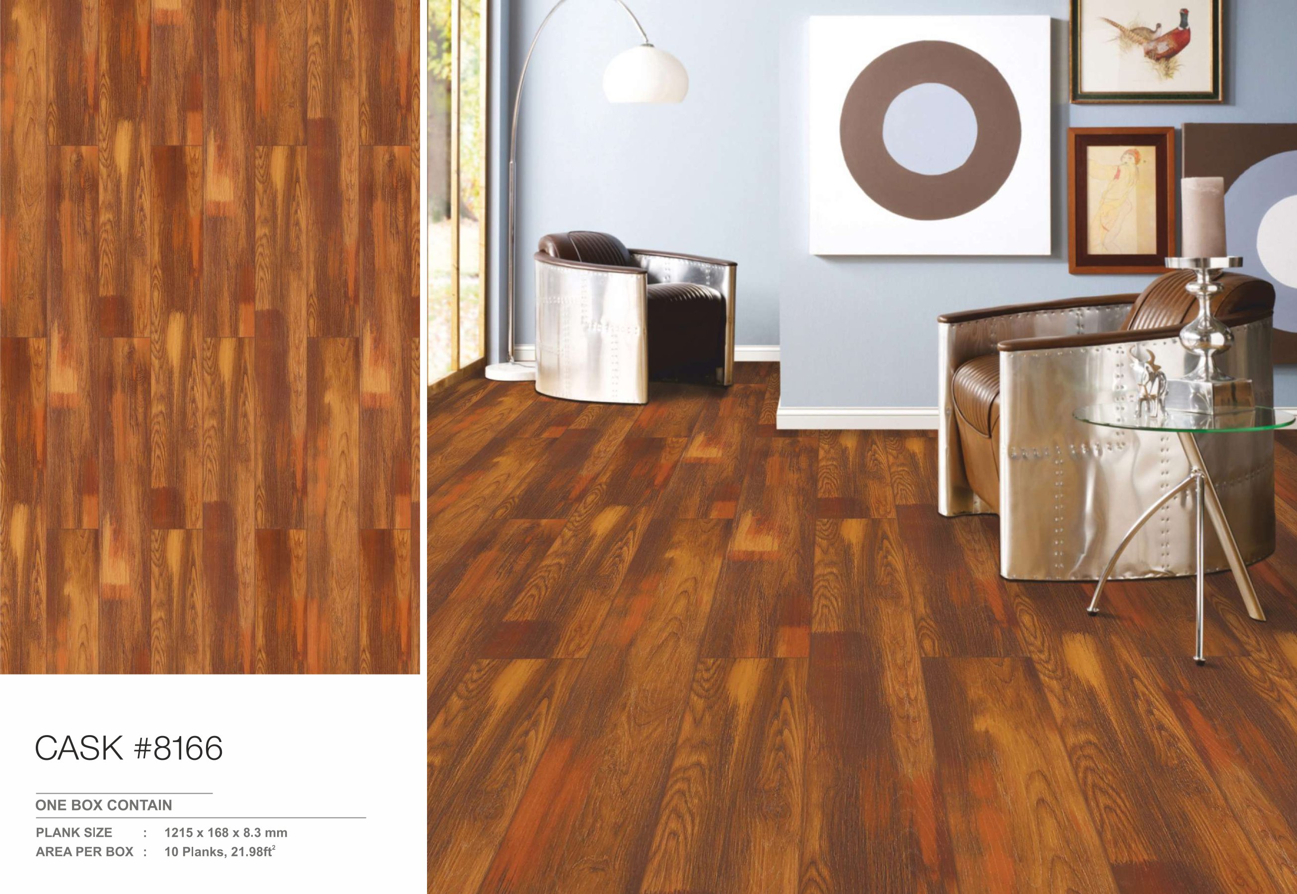 Defloors Rustico Cask #8166 | 8.3MM Durable Flooring