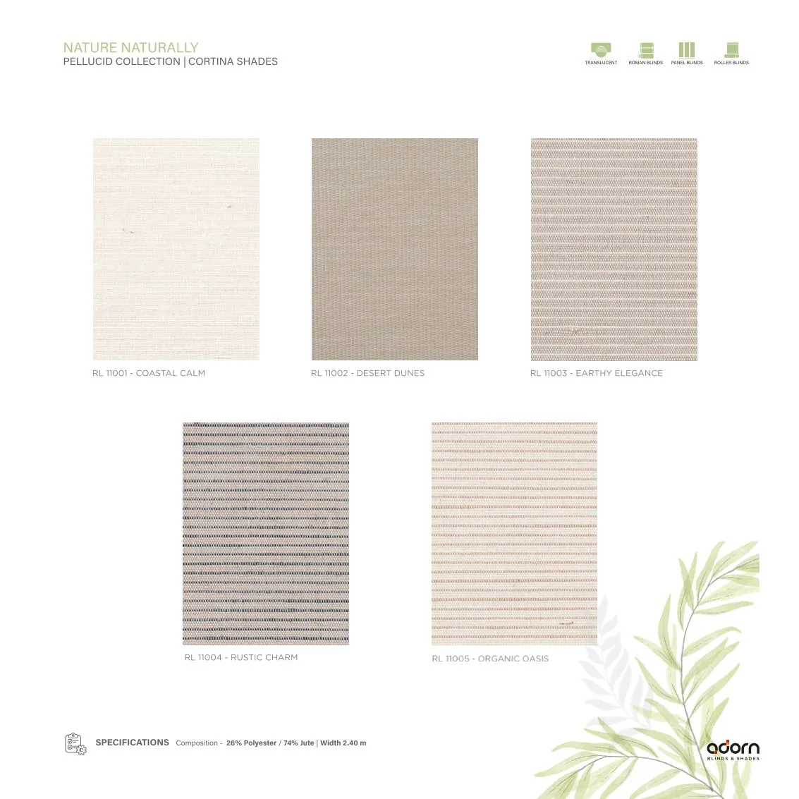 AD Cortina Collection Vol-1 – Elegant & Timeless Designs NATURE  NATURALLY