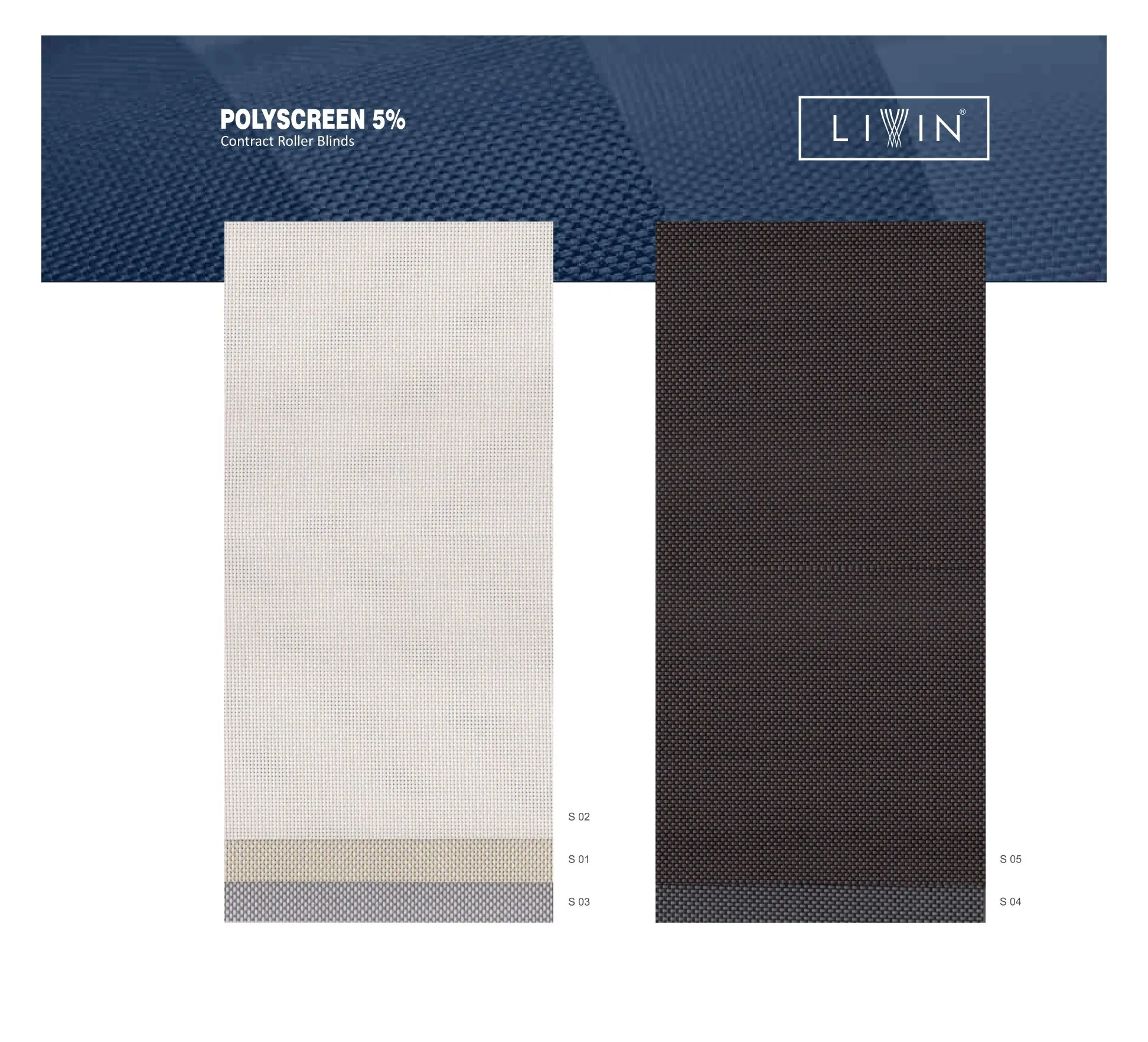Livin Roller Blinds – Stylish & Light-Filtering S-Shades