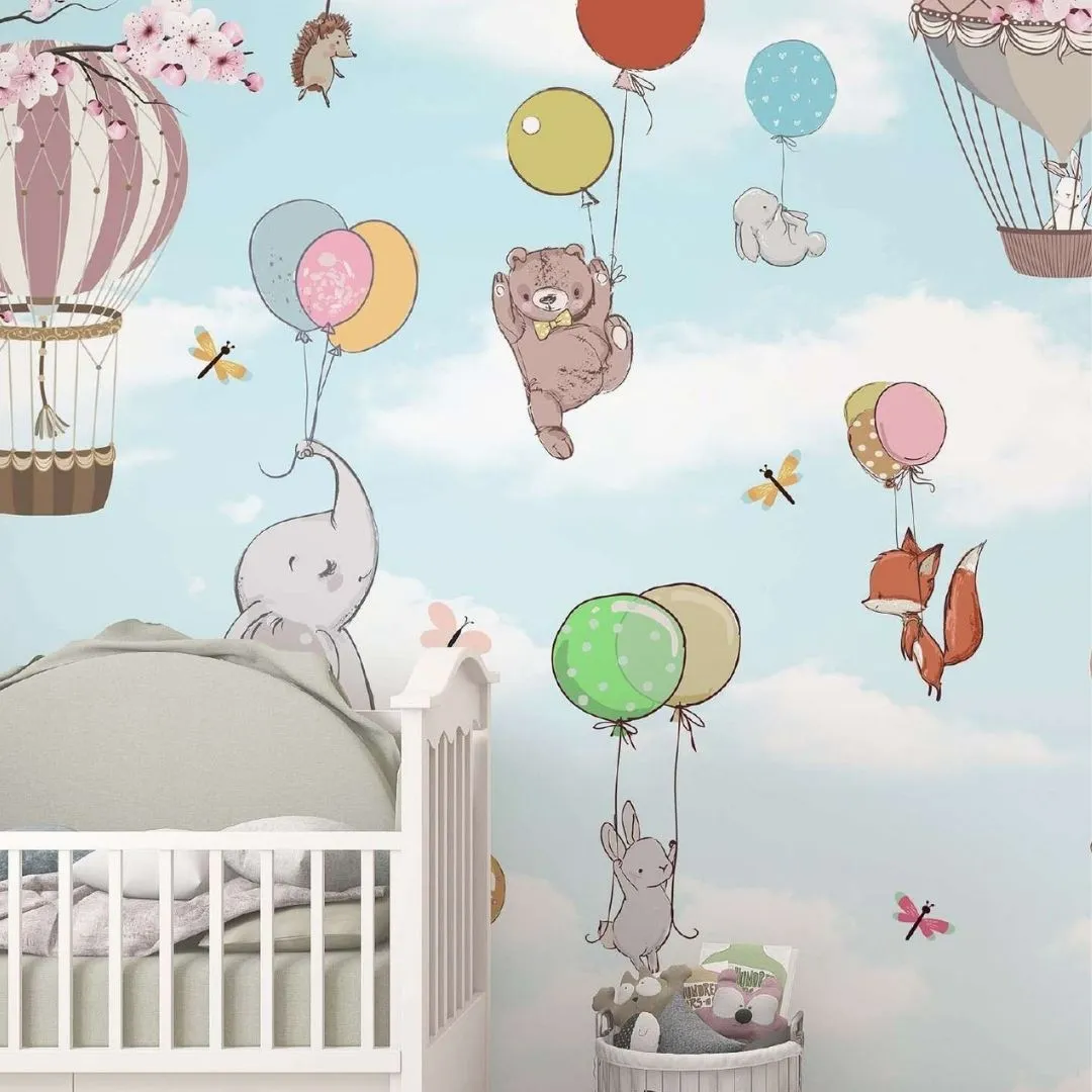 Cute Sky Parade | Kids Wallpaper Collection