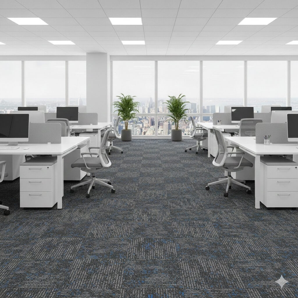 677 Blue Signature Carpet Tiles for Modern Interiors