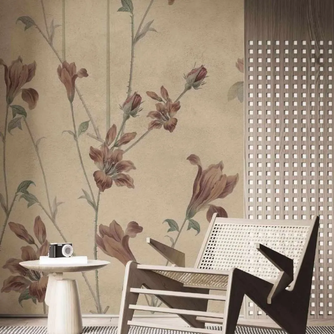 Lush Lily Tropical Wallpaper Collection - Vibrant & Customized Designs