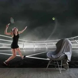 Elevate Your Space with ED22054 Sports Addiction Wallpaper