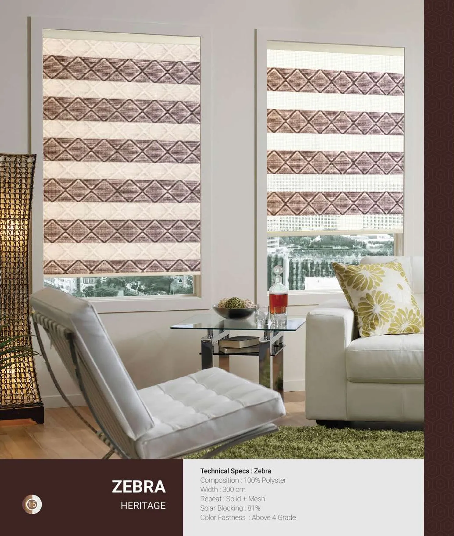 Johnson Zebra Window Blinds – HERITAGE