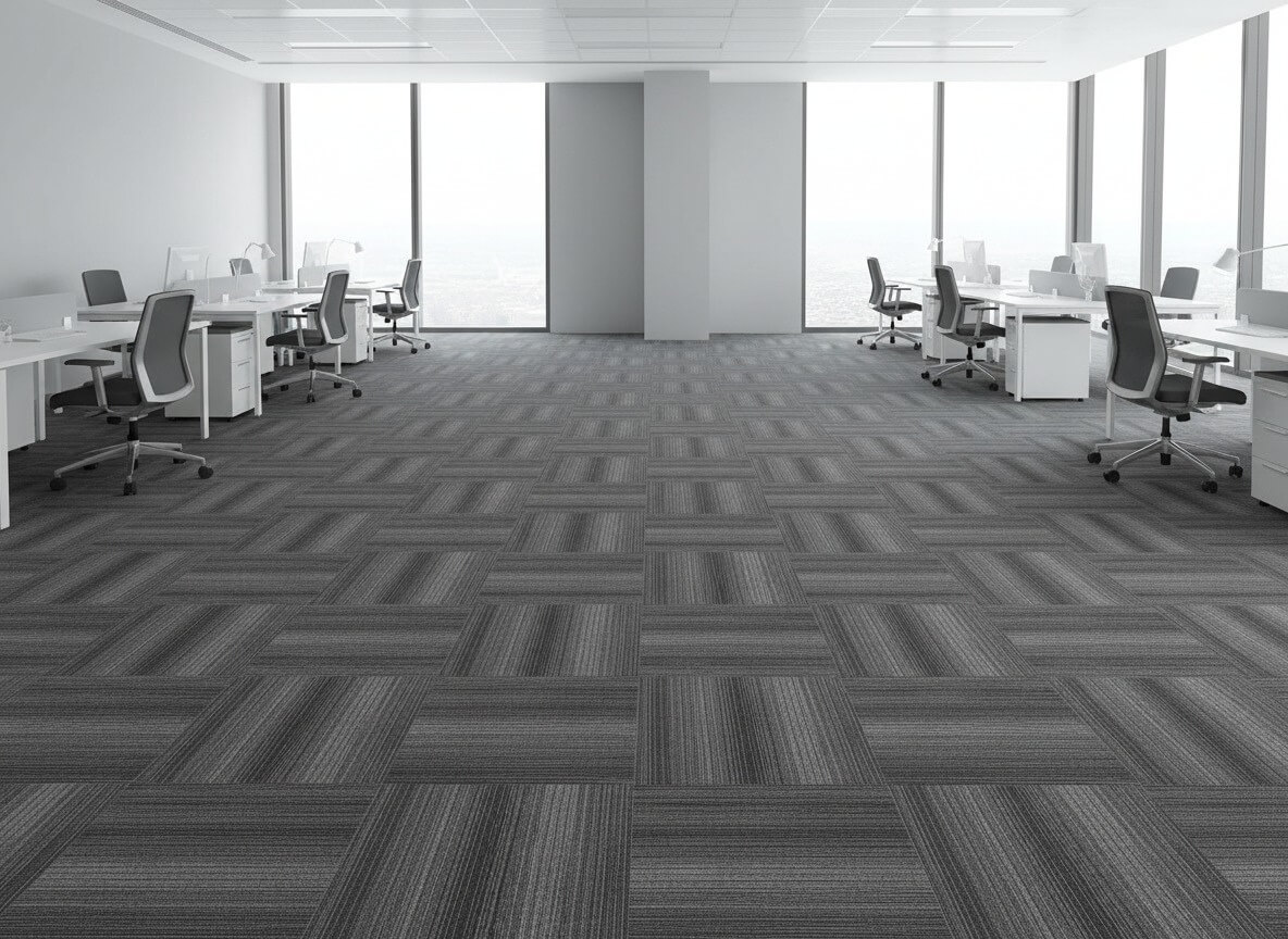 650 Ash Grey Paris Carpet Tiles | Modern Flooring