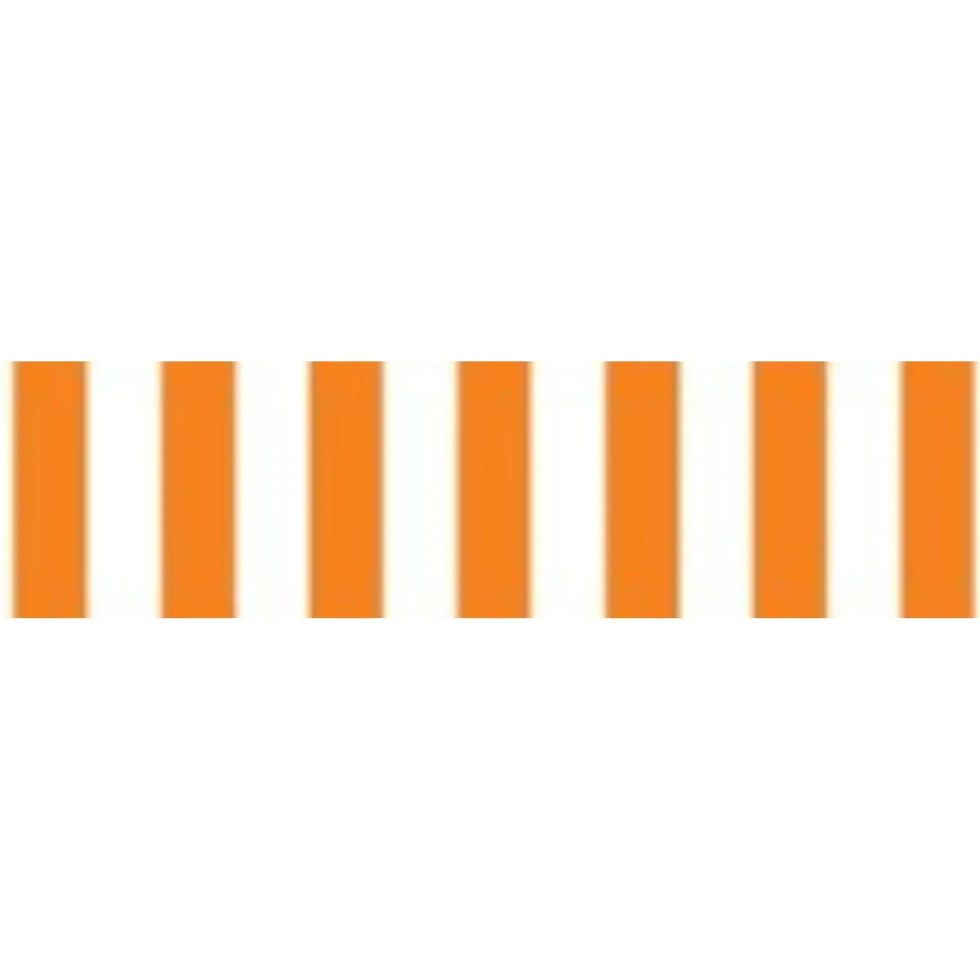 Orange White C-908 PVC Awning | Weather-Resistant Outdoor Shade