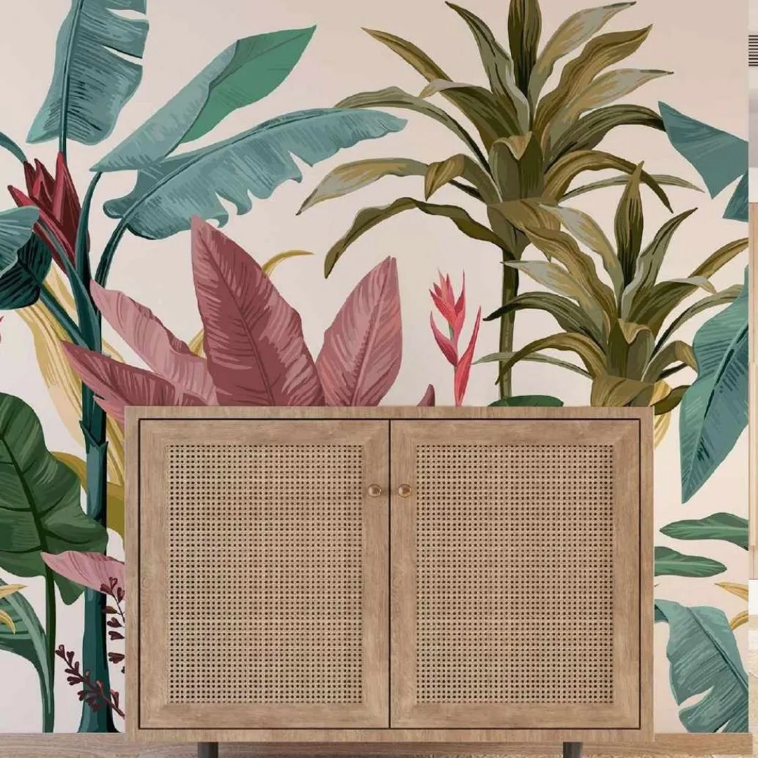 California Tropical Wallpaper - Customized Home Decor