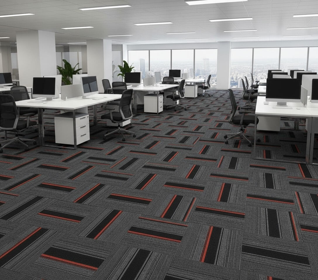 611 Mix Carpet Tiles for Modern Commercial Flooring