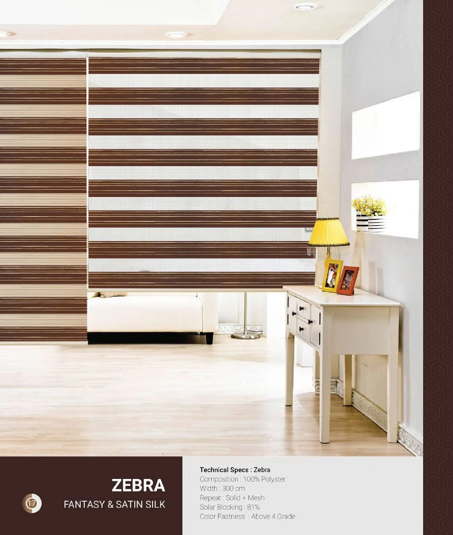 Johnson Zebra Window Blinds – FANTASY & SATIN SILK