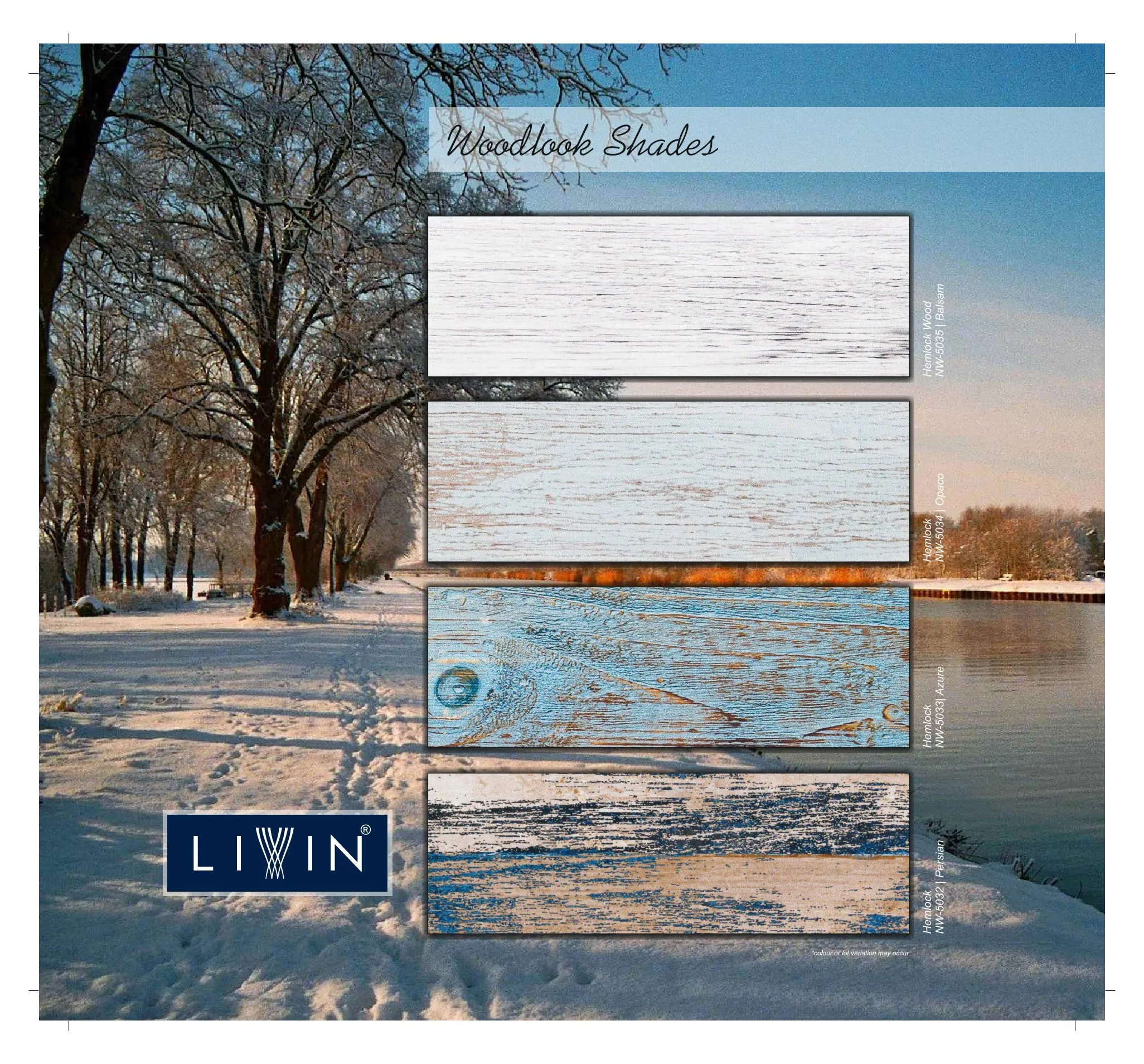Livin Wooden Blinds NW-5032– NW-5033 NW-5034 Elegant & Durable