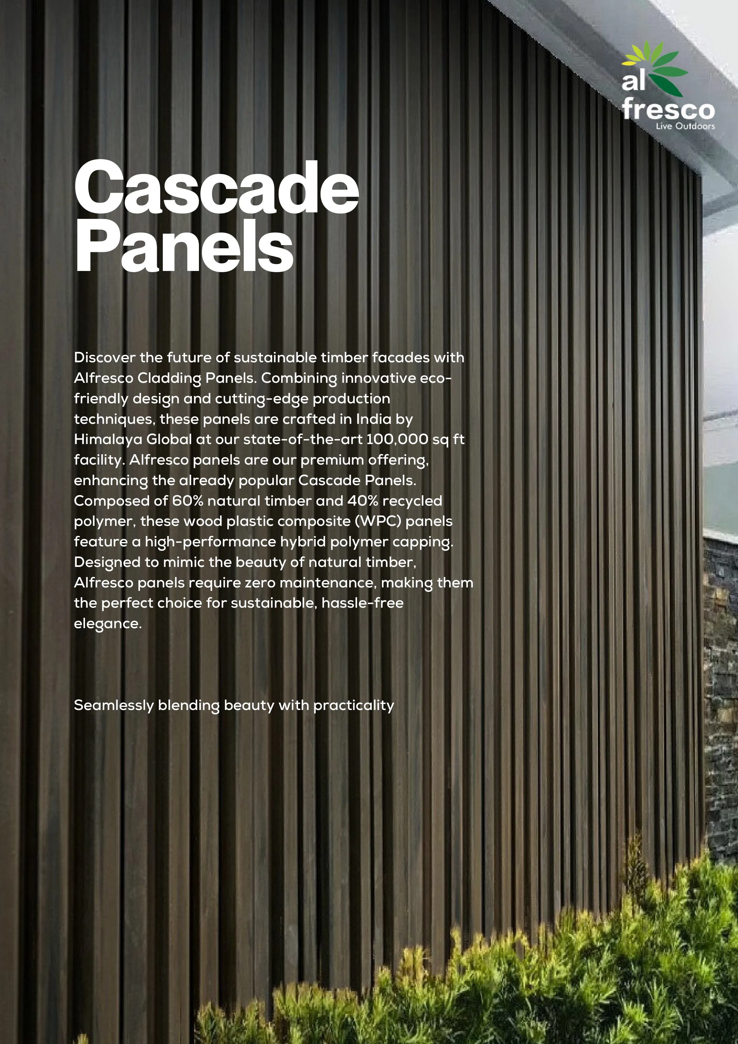 Cascade Wood Composite  Cladding Panels