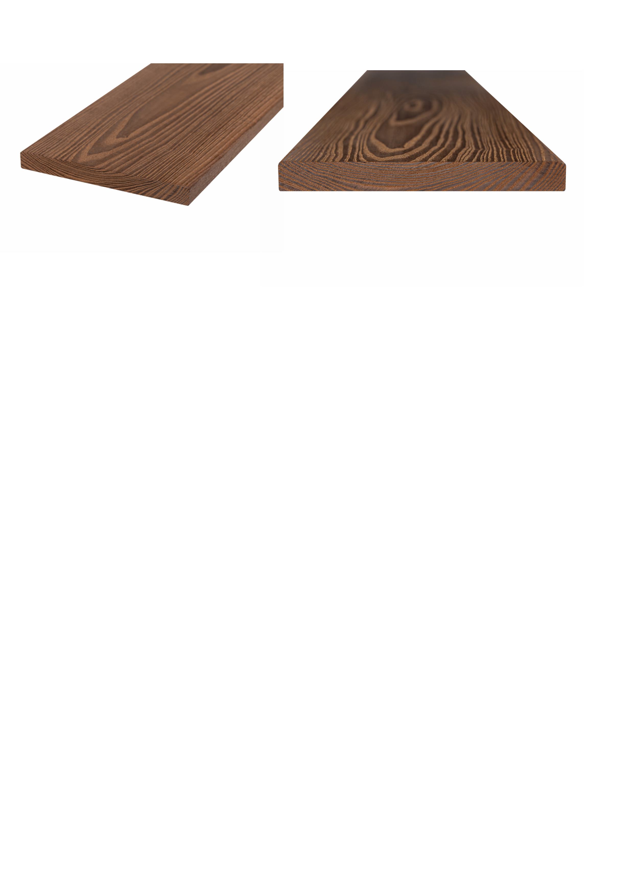 Thermory Ash Wood Deck Planks – 132mm/112  x 20mm x 800mm-1500mm Flooring