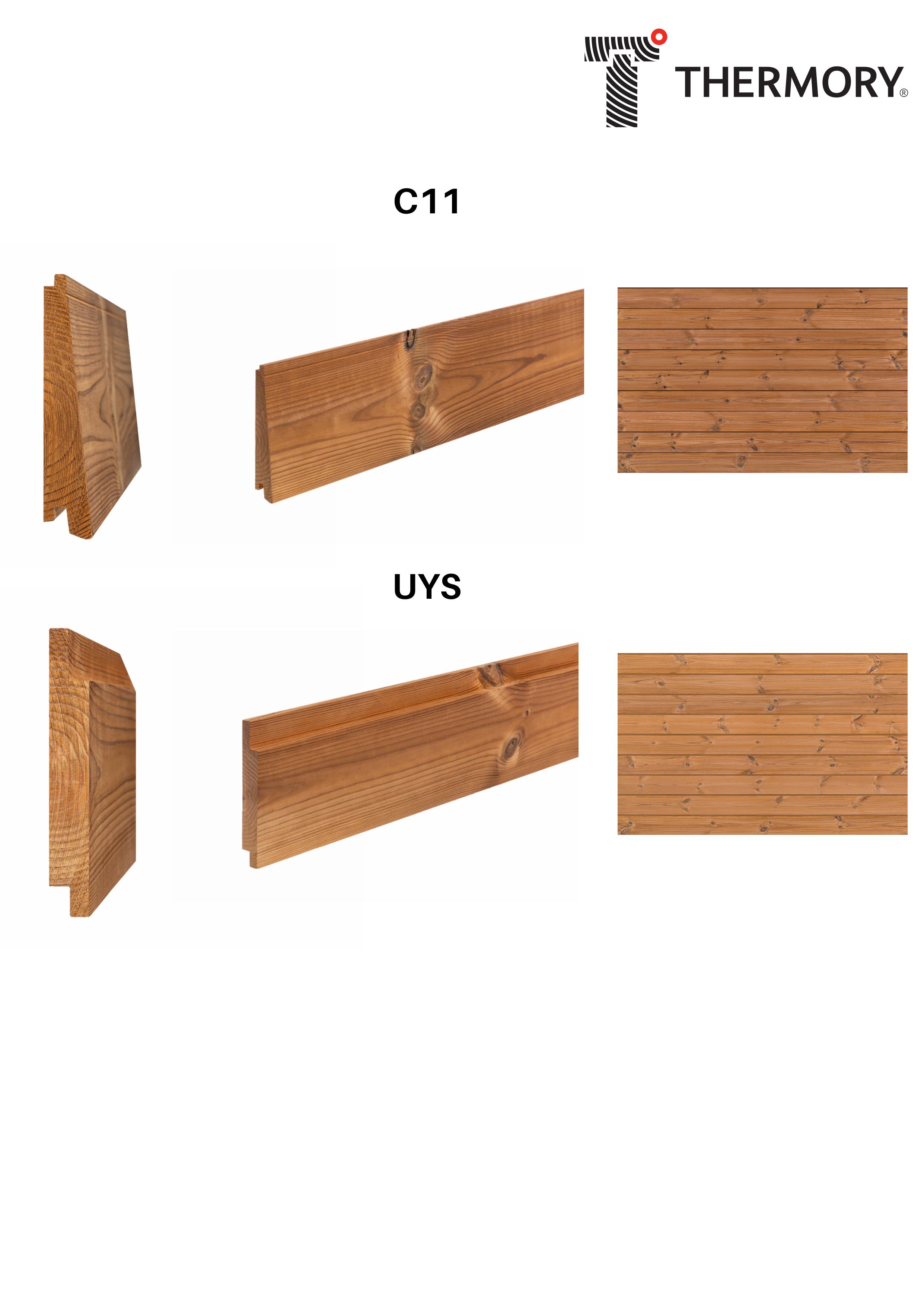 Thermo Pine Cladding Panels 115x20 / 140x20 / 92x20