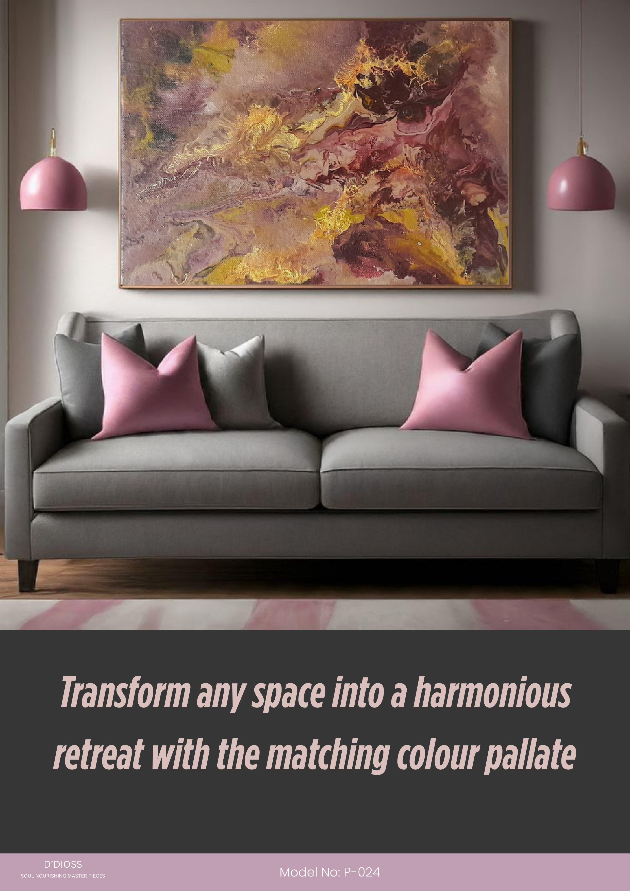 D’DIOSS P-024 Elegant Wall Painting for Home Décor