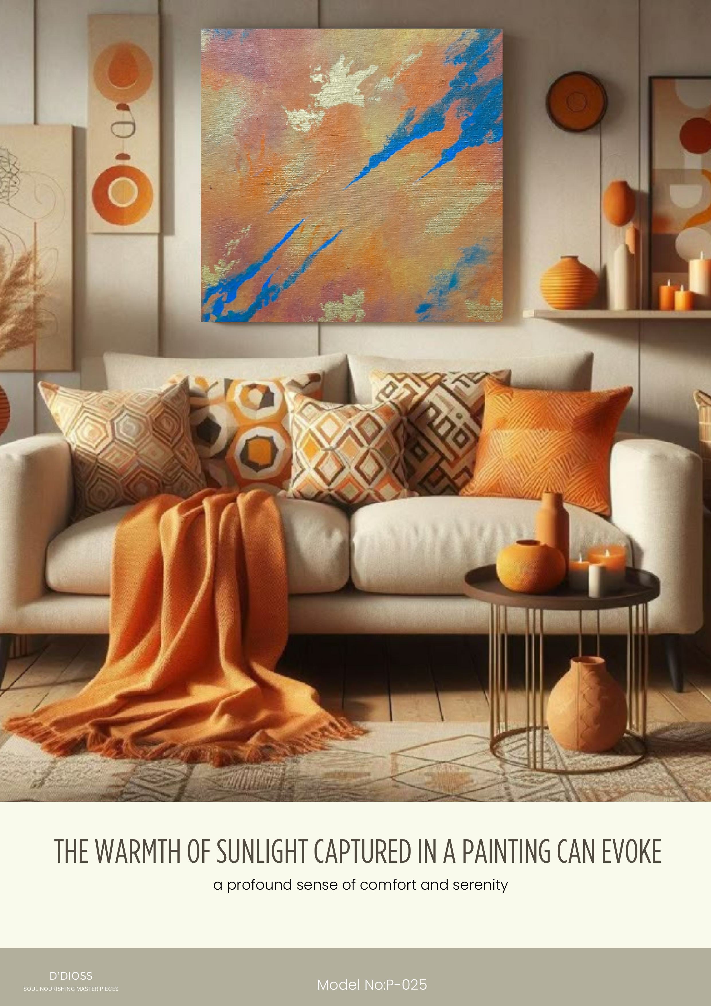 D'DIOSS Wall Painting P-025 – Elegant Modern Art