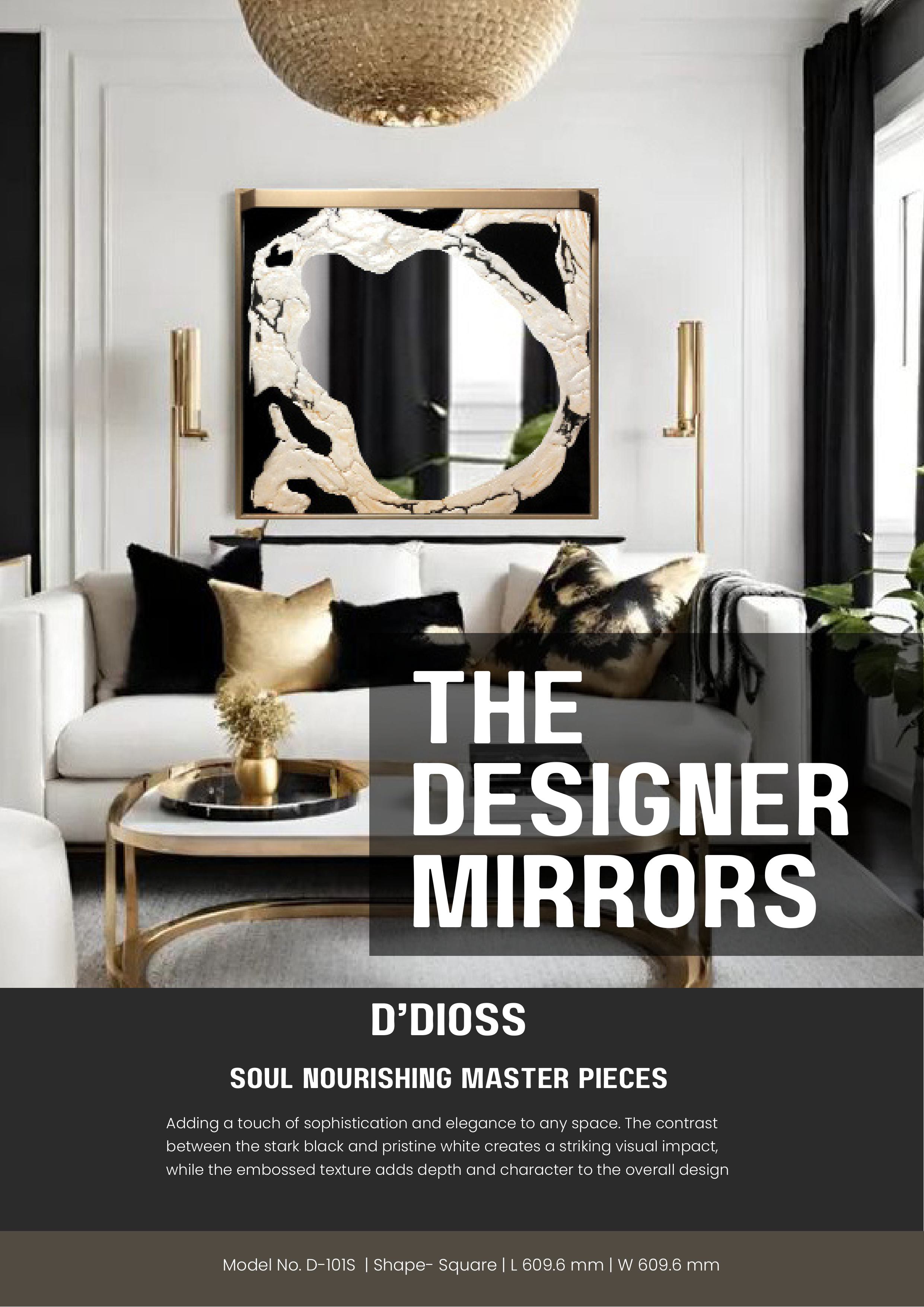 DDIOSS Wall Mirror D-101S – Sleek Decorative Accent