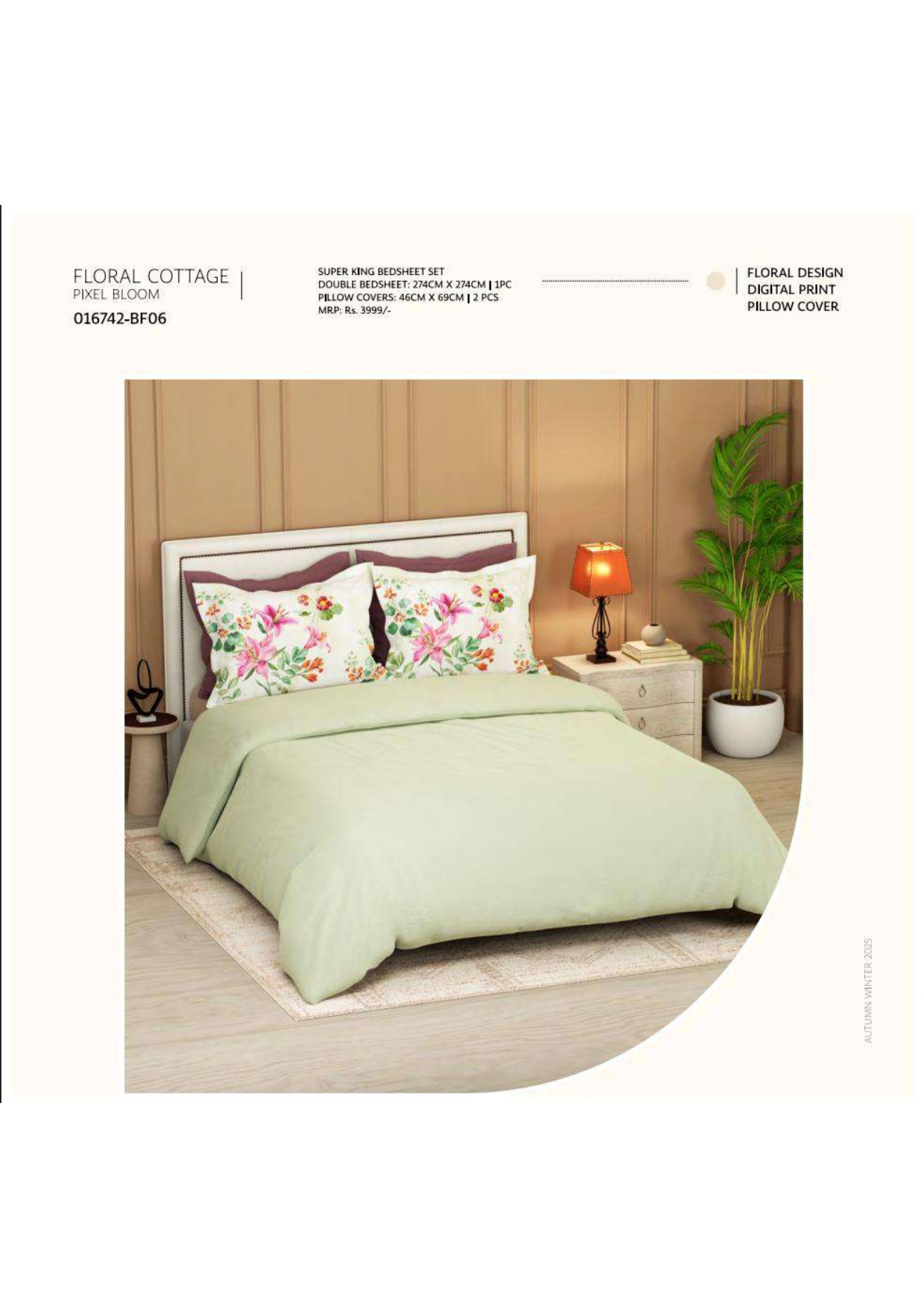FLORAL COTTAGE PIXEL BLOOM 016742-BF06