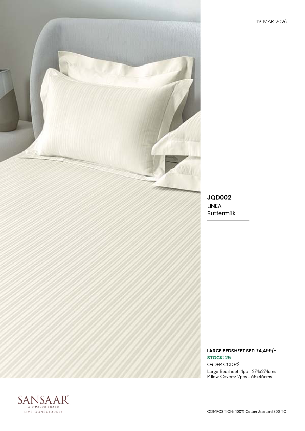 JQD002 LINEA Buttermilk