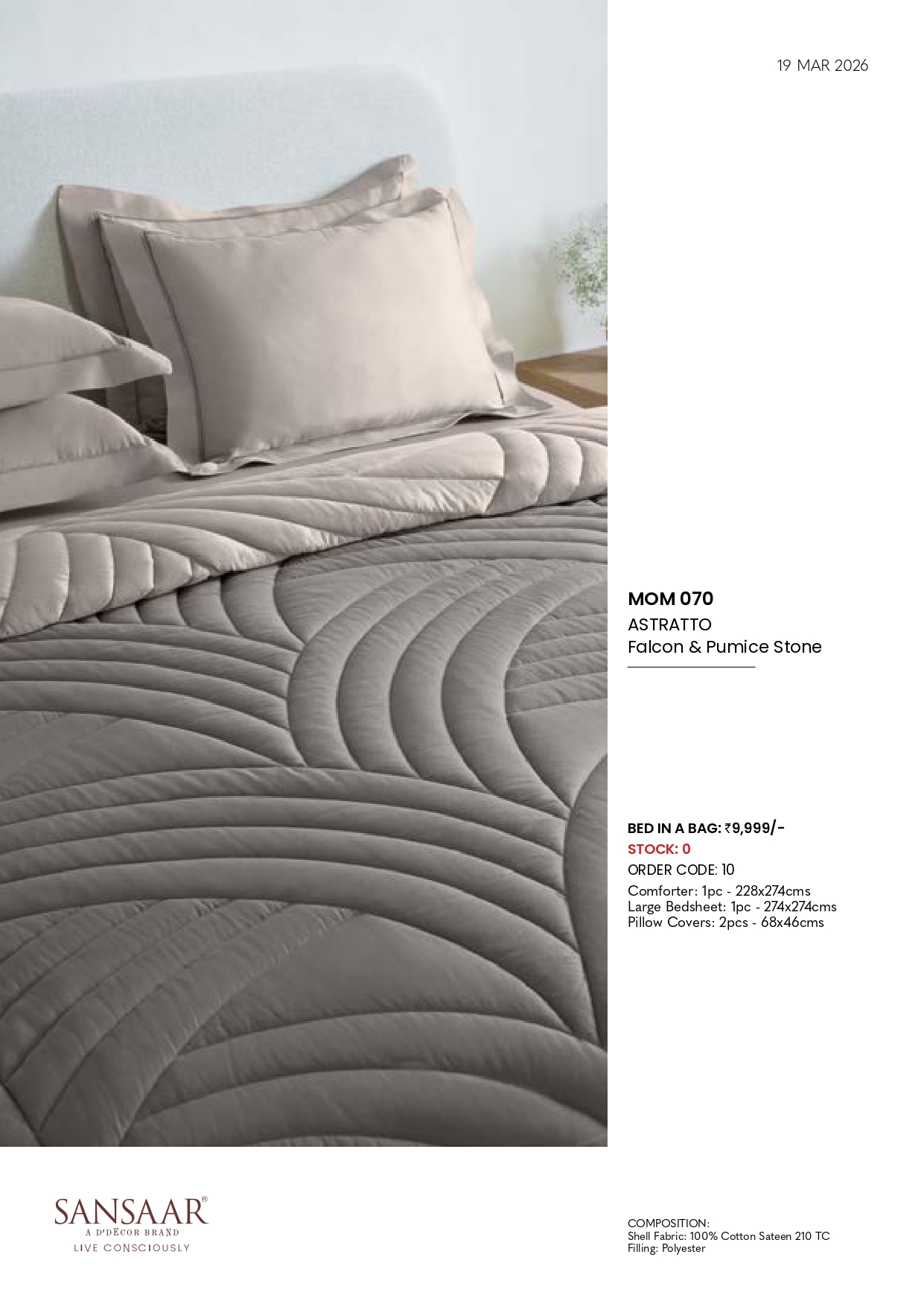 MOM 070 ASTRATTO Falcon & Pumice Stone