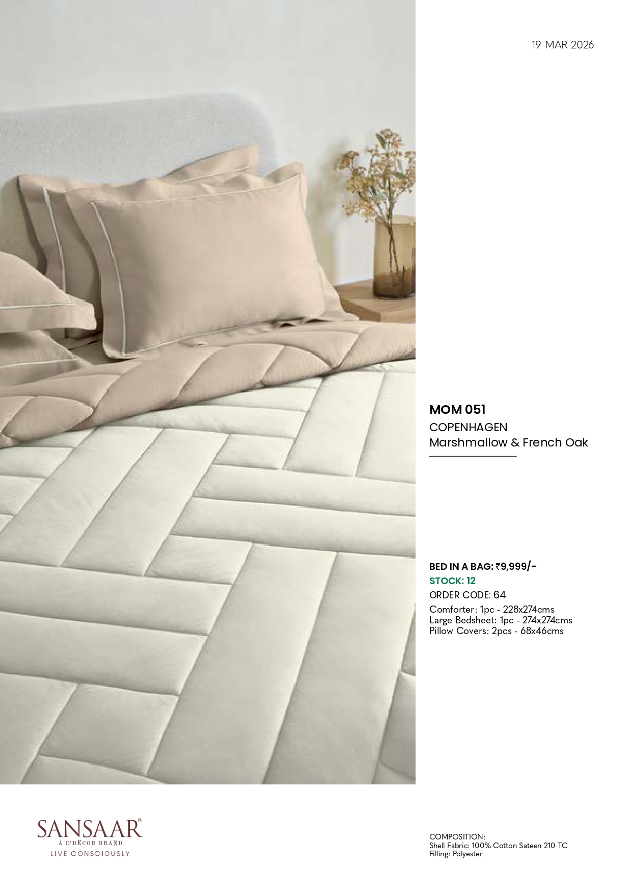 MOM 051 COPENHAGEN Marshmallow & French Oak