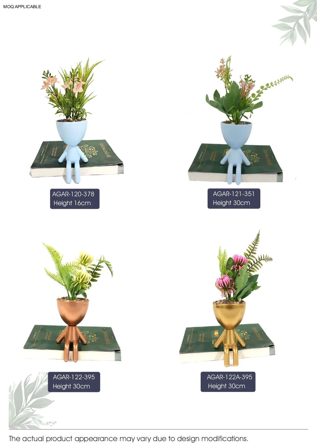 AGAR-120-378  Height 16cm Artificial Bonsai Plant – Elegant Decor
