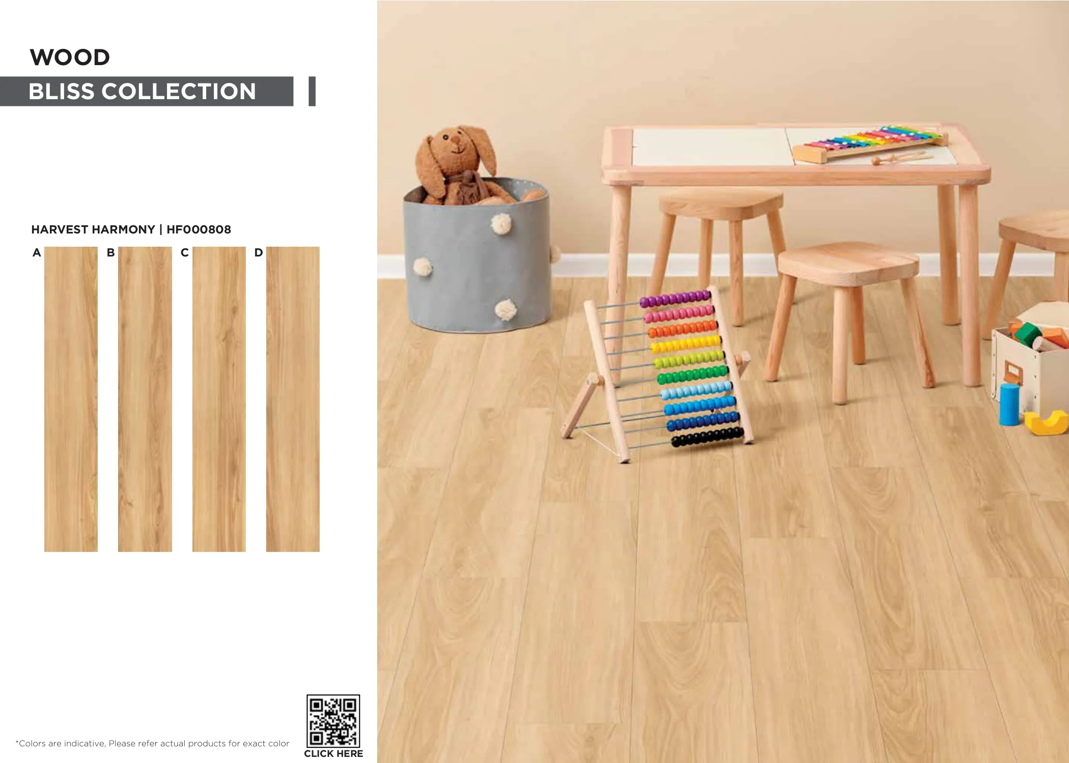 Bliss Harvest Harmony SPC Planks PVC Flooring