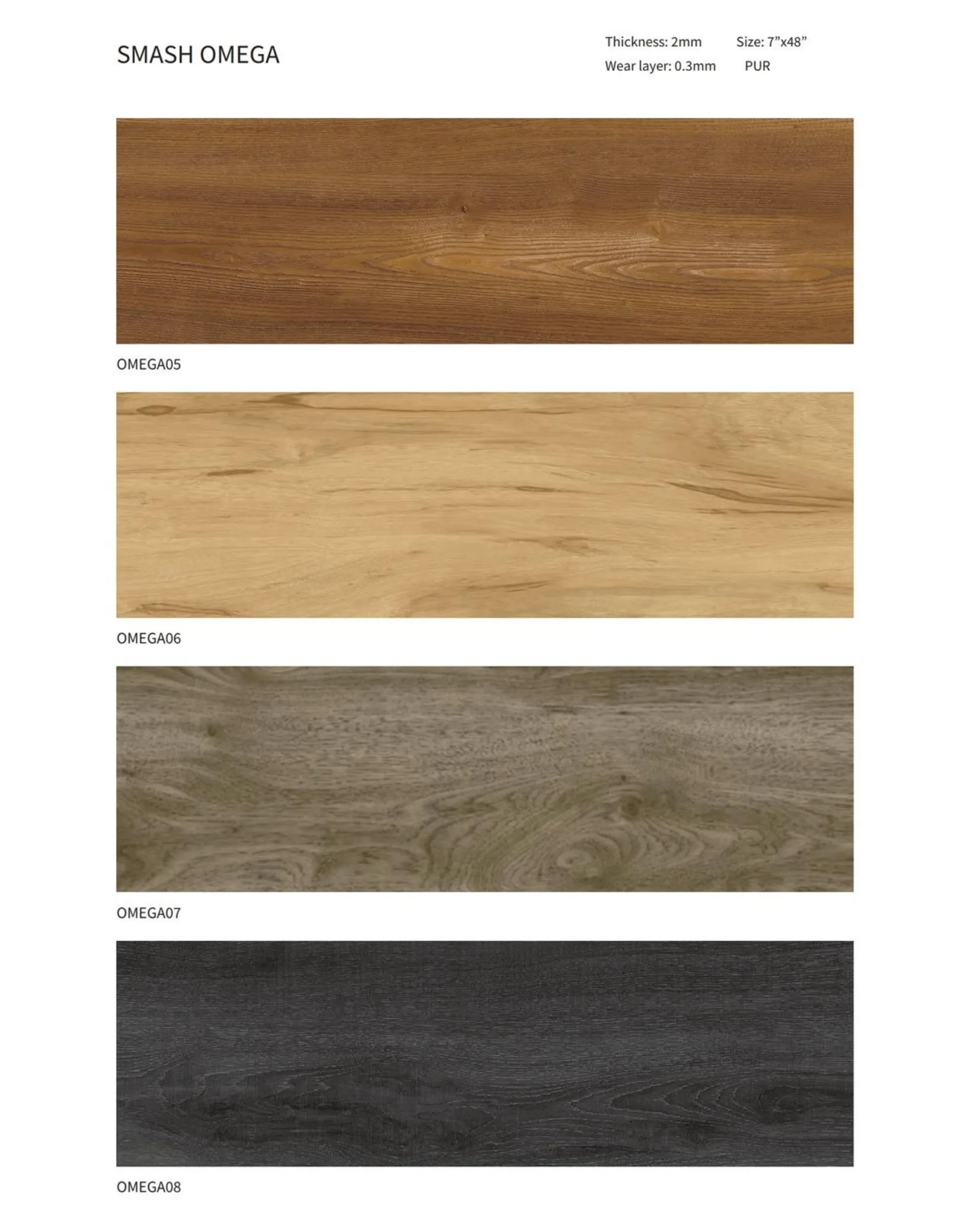 Marvel Smash Omega Vinyl Planks - Durable & Stylish