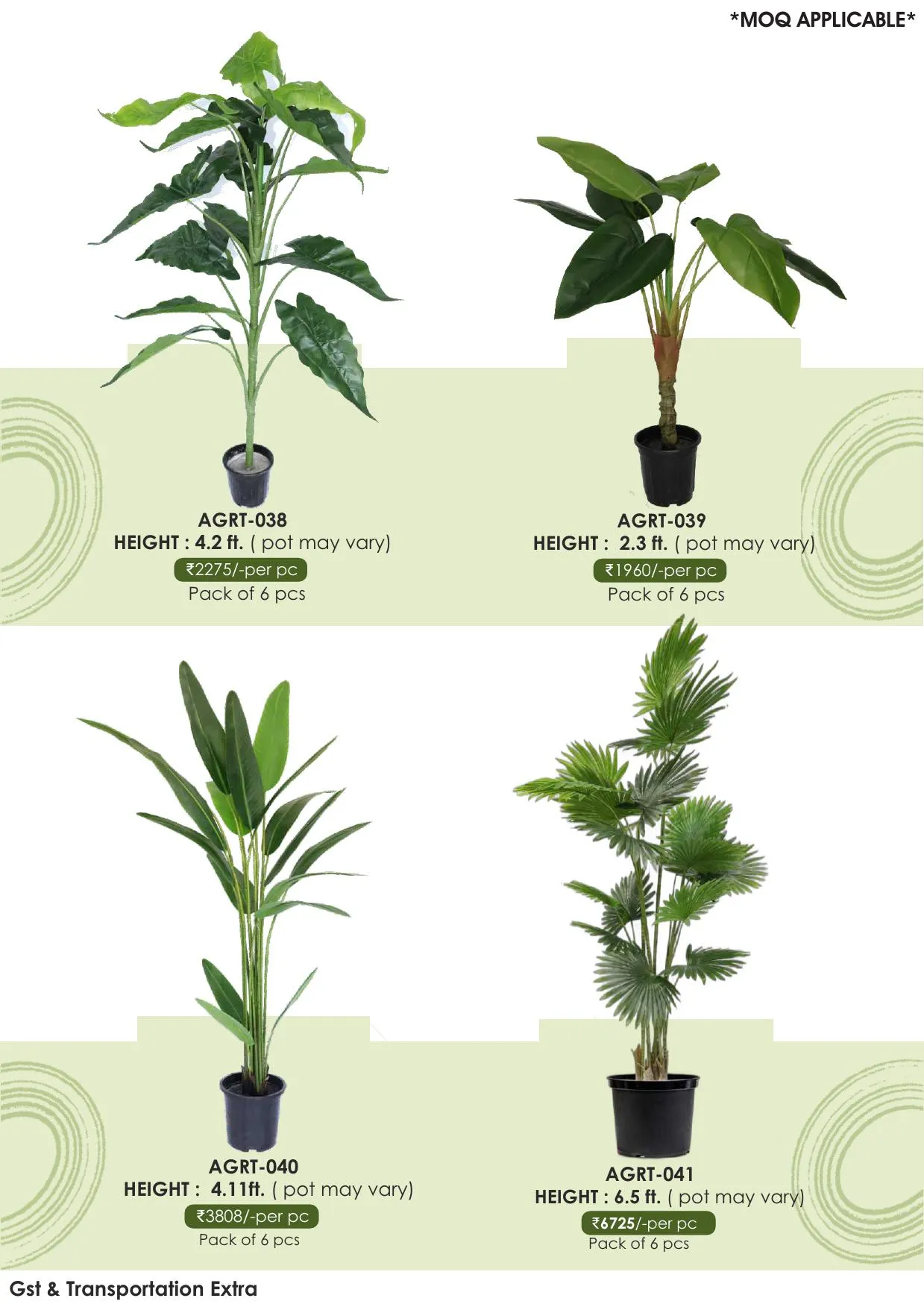 Green Revolution Artificial Plants - AGRT-038