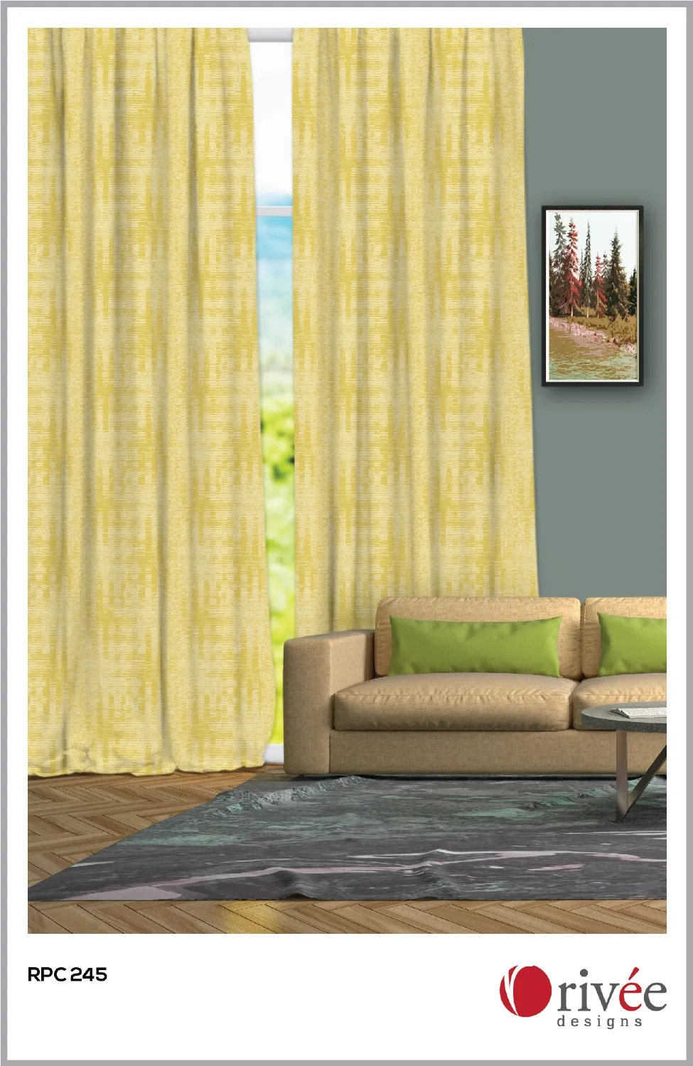 RPC 245 Spin Decor Customized Curtains - Stylish Home Decor