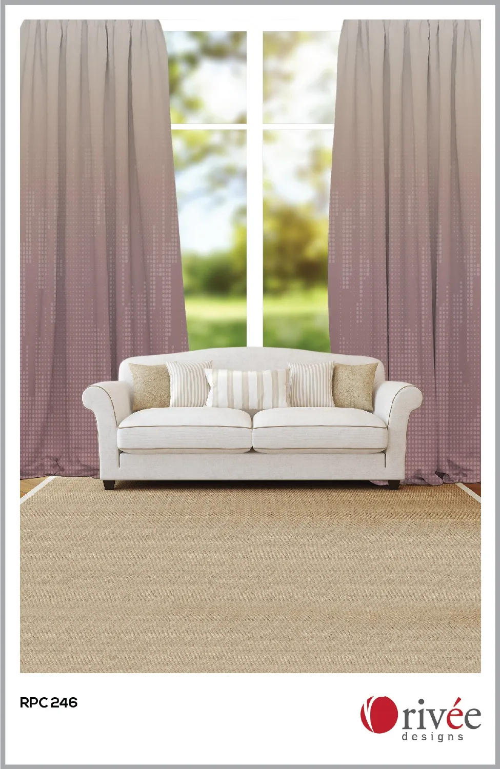 RPC 246 Spin Decor Customized Curtains - Enhance Your Home Decor