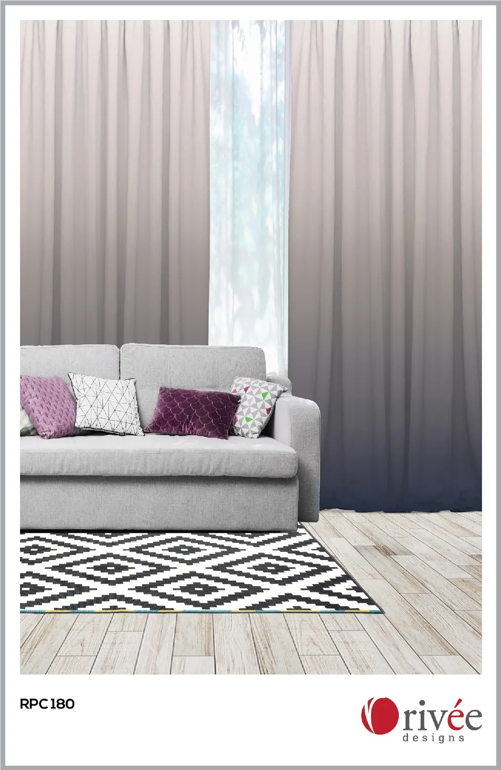 RPC 180 Spin Decor Customized Curtains