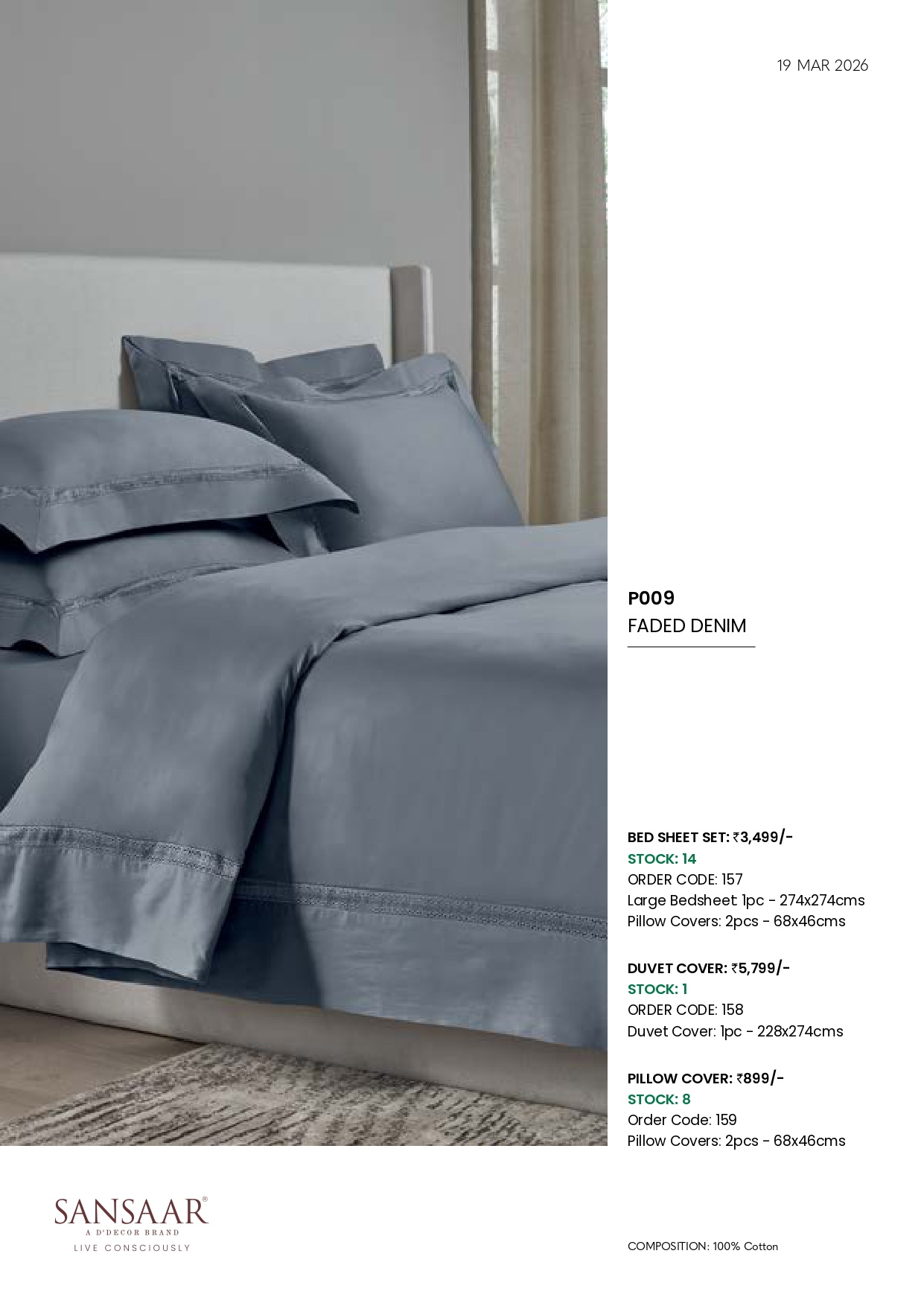 P009 FADED DENIM