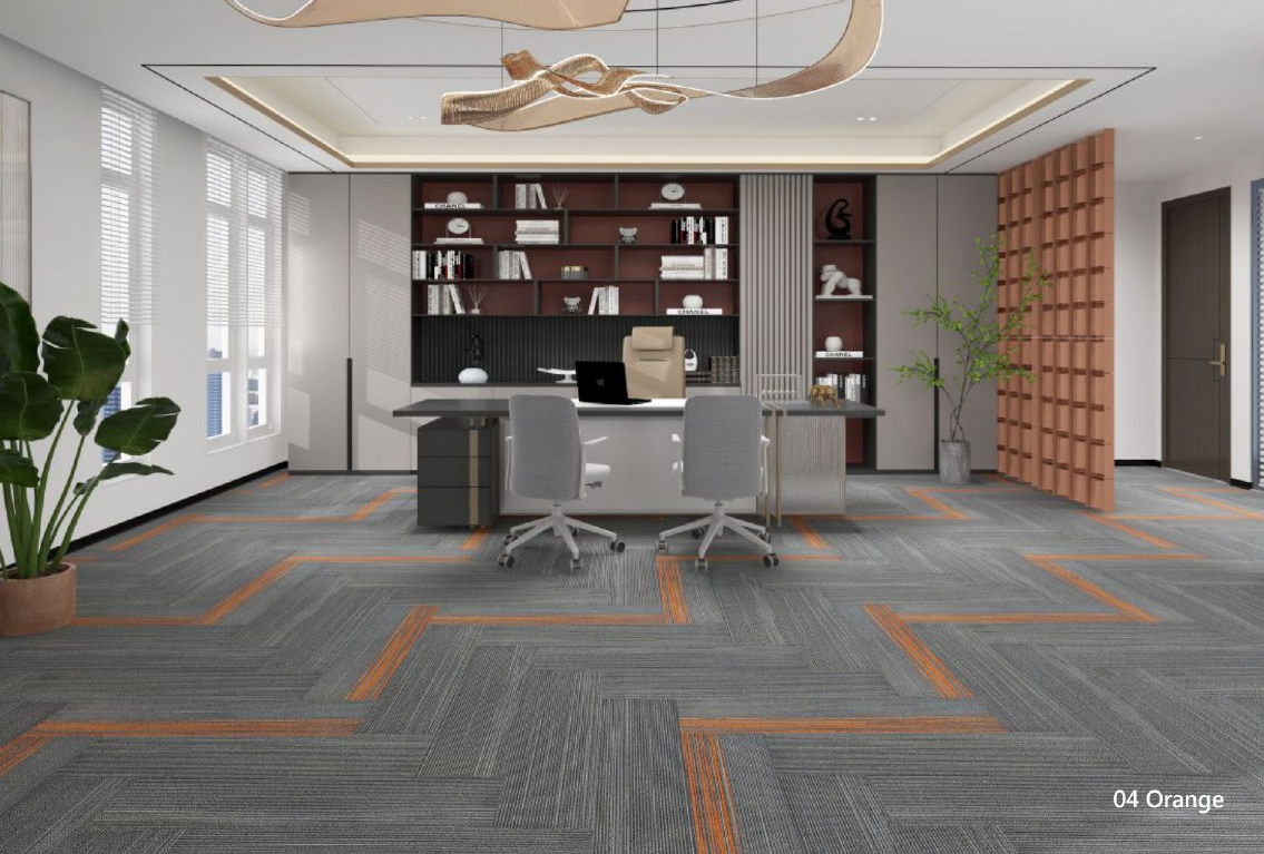 Orange Spider Carpet Tile - Excel Import | Durable & Stylish