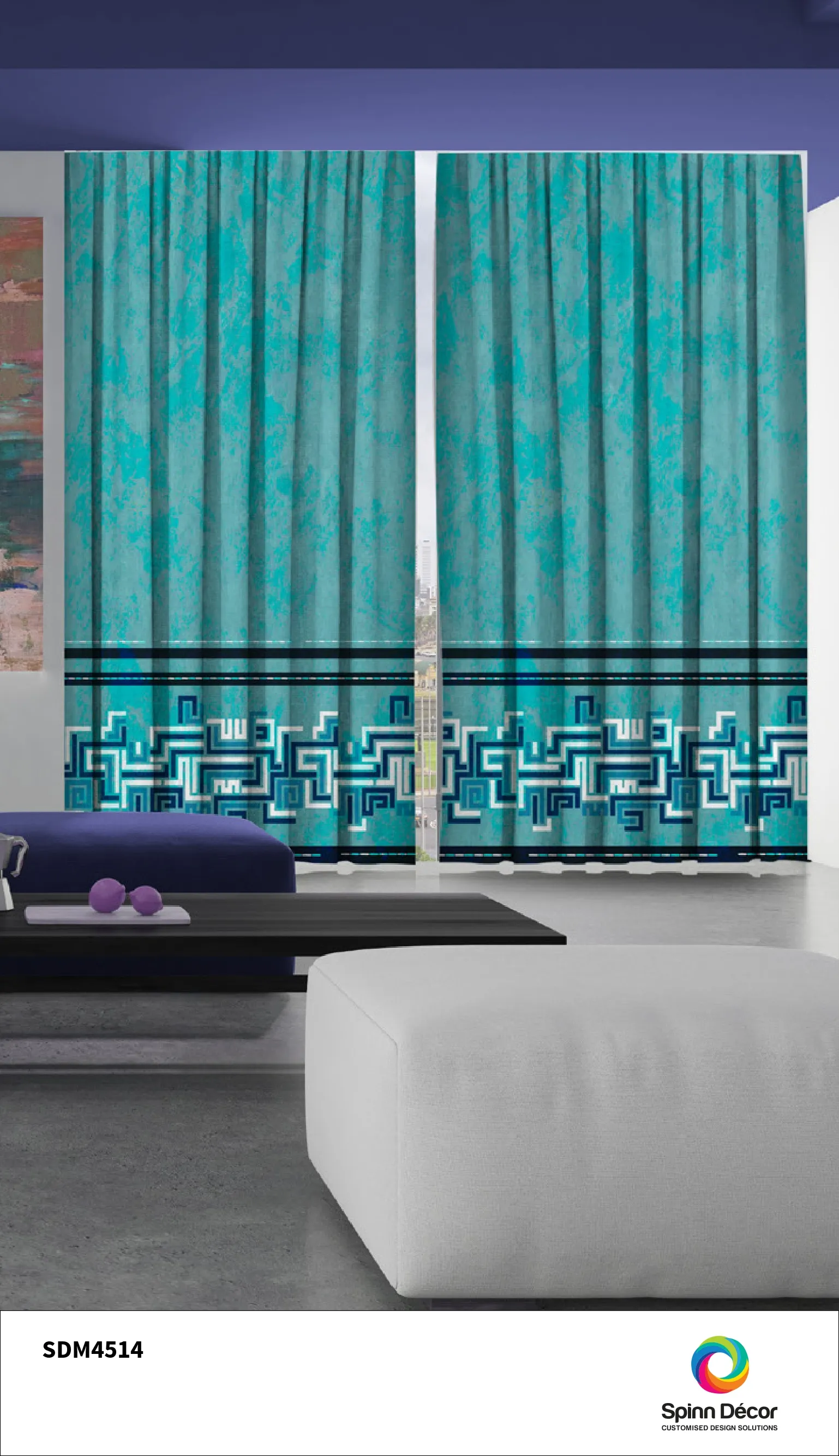 Customized Curtains - Spin Decor | 4514