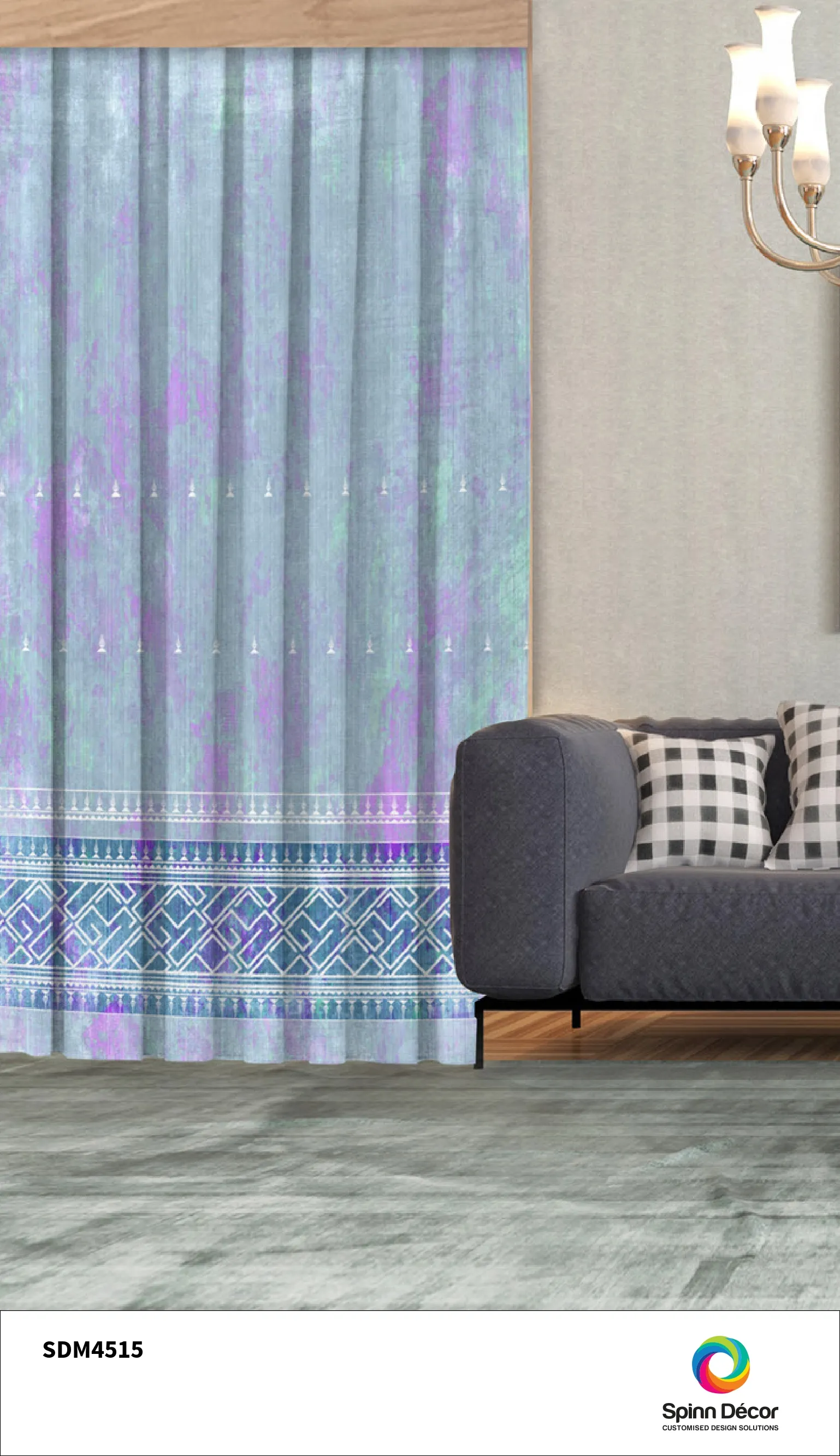 Customized Curtains - Spin Decor | 4515