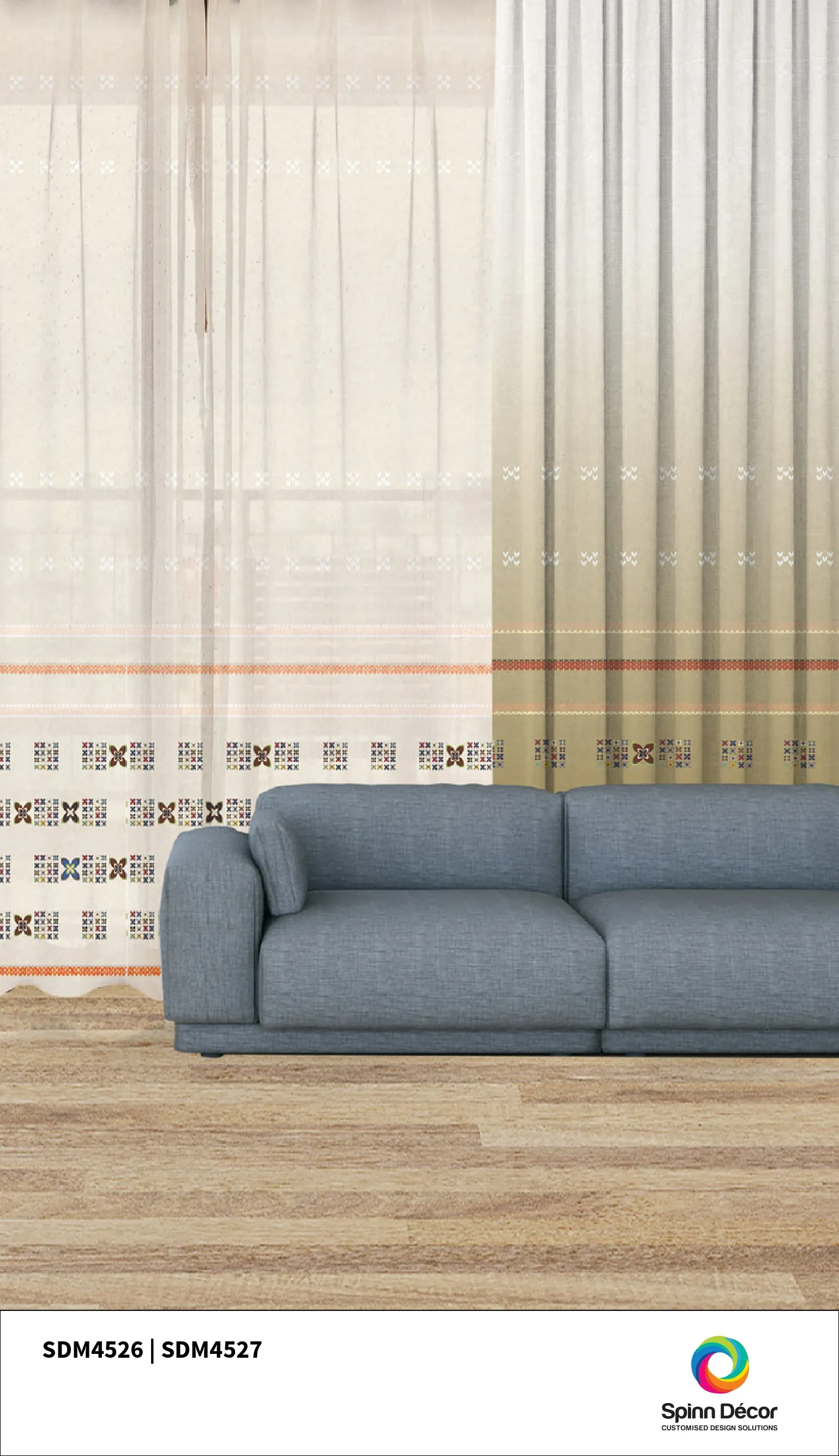 Customized Curtains - Spin Decor | 4526