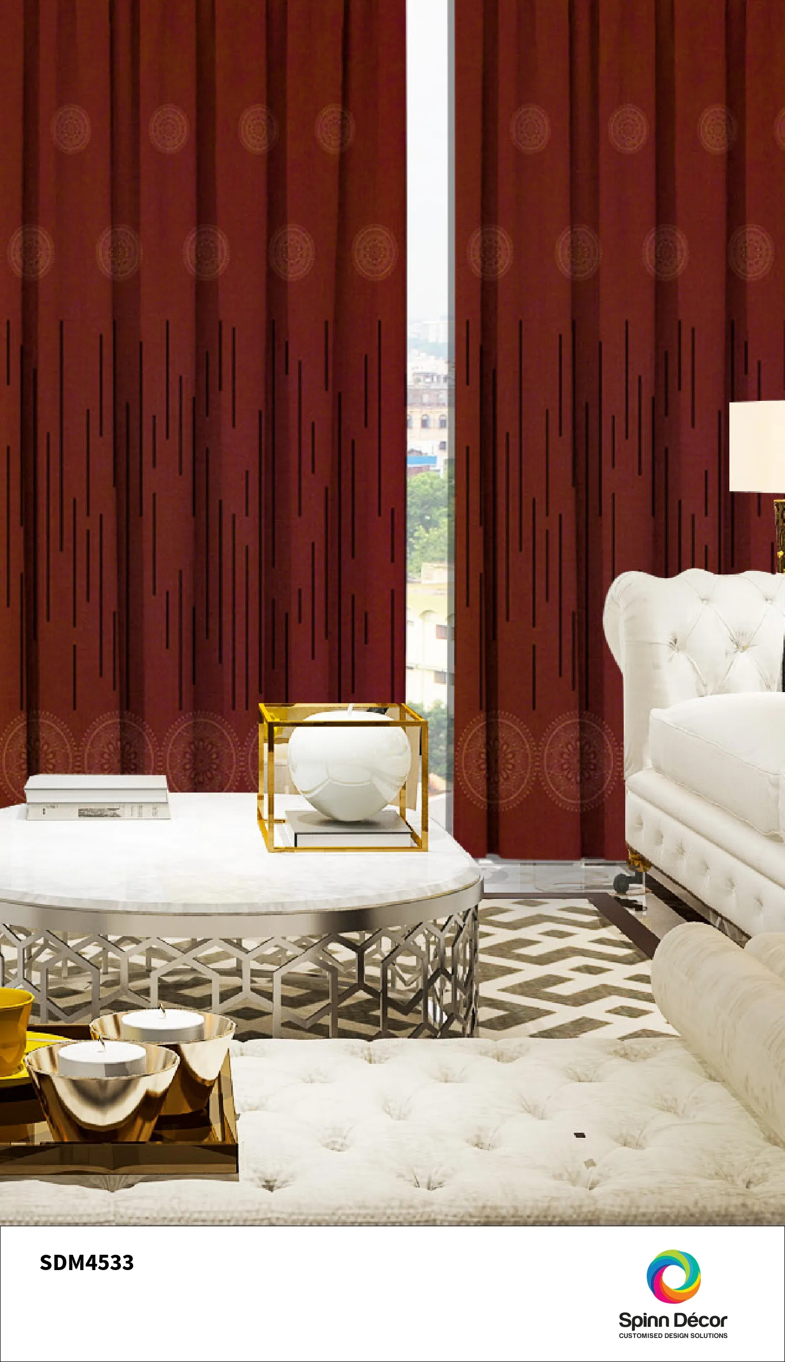 Customized Curtains - Spin Decor | 4533