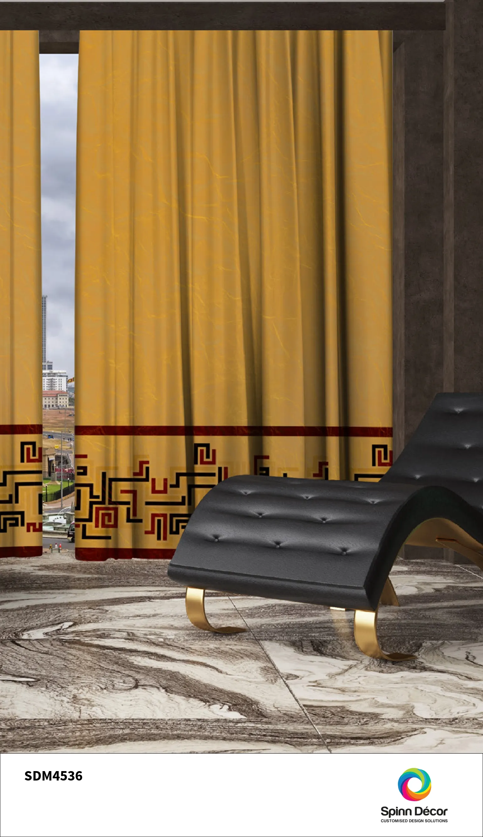 Customized Curtains - Spin Decor | 4536