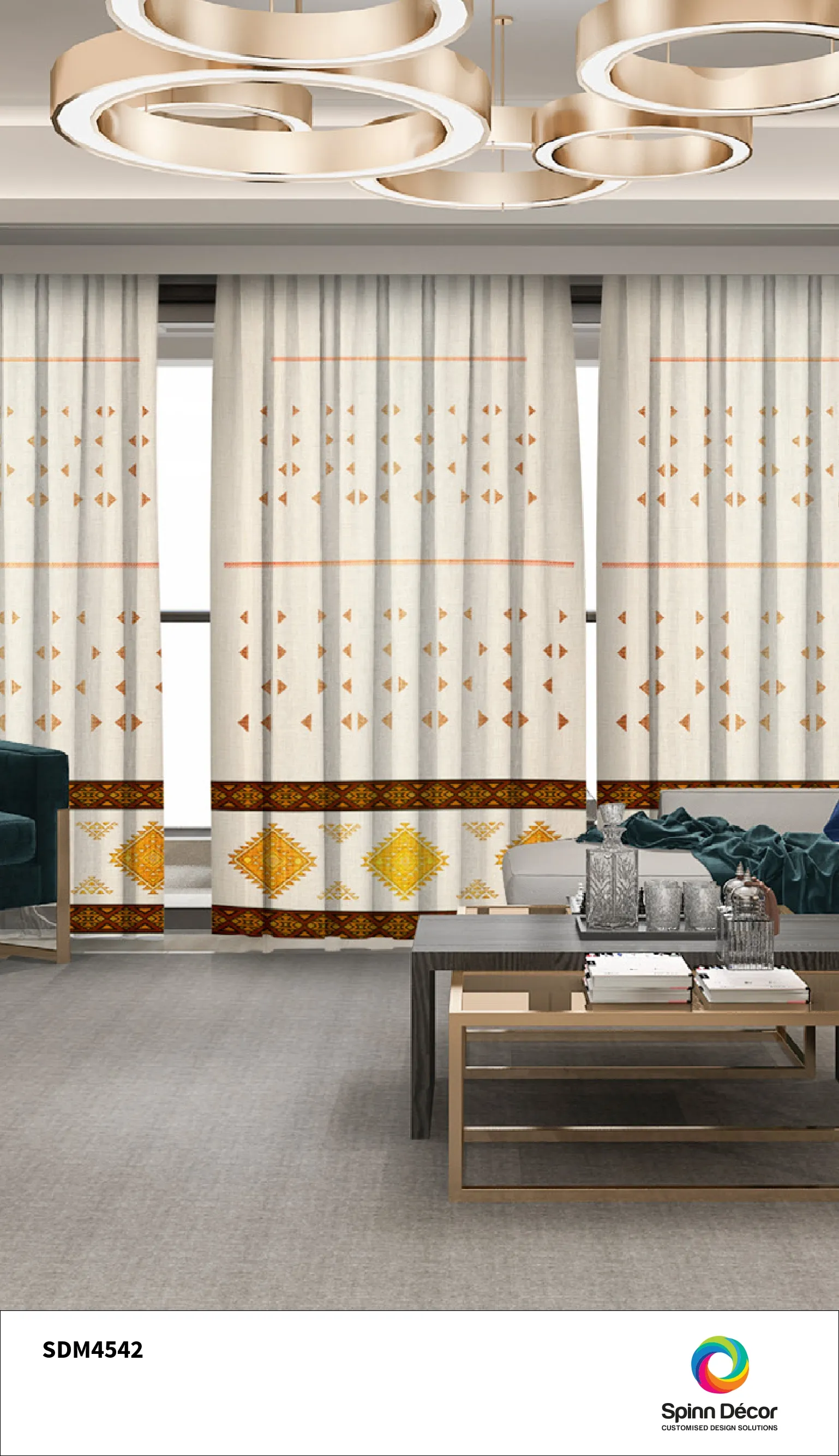 Customized Curtains - Spin Decor | SDM 4542