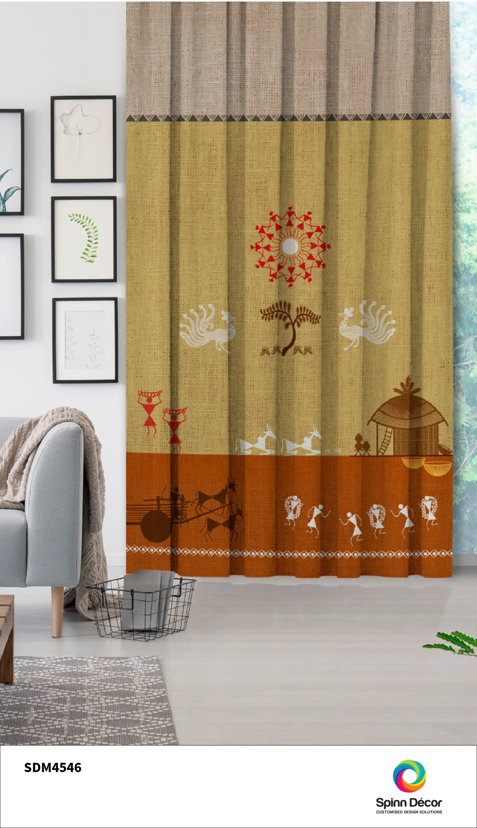 Customized Curtains - Spin Decor | SDM 4546